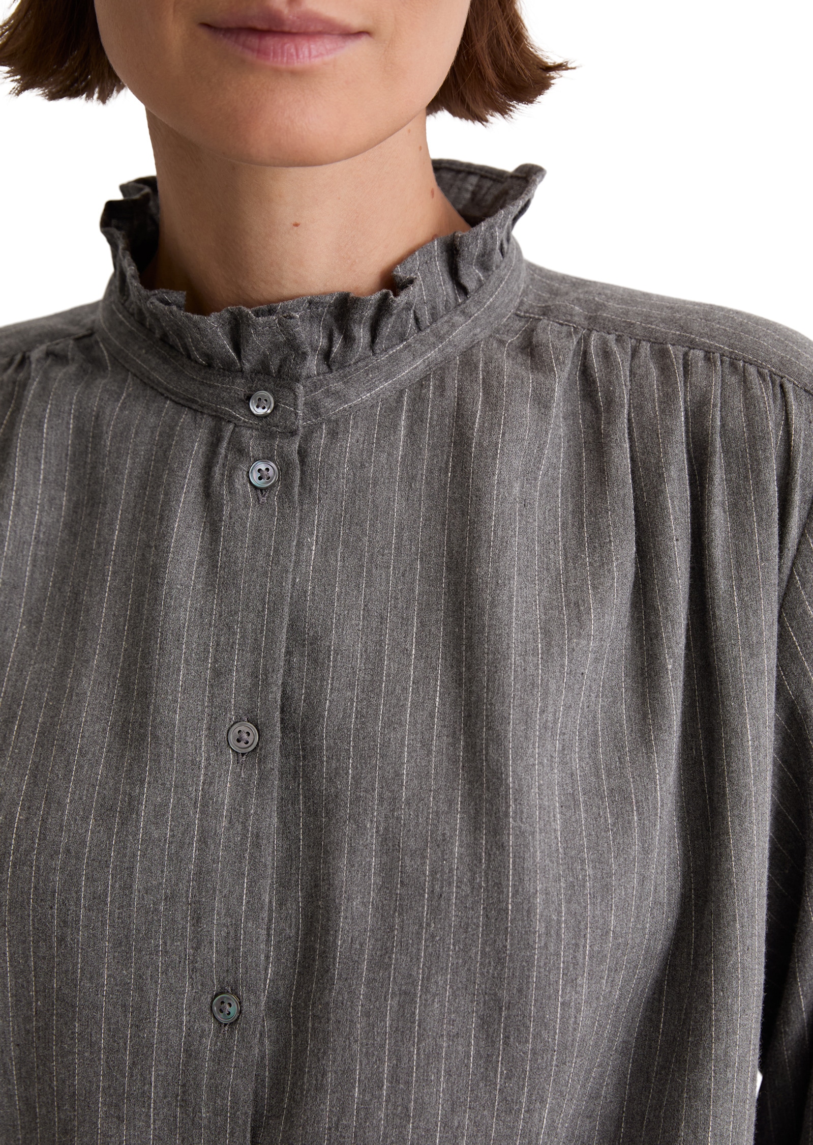 Marc O'Polo Langarmbluse »aus Baumwoll-Satin«