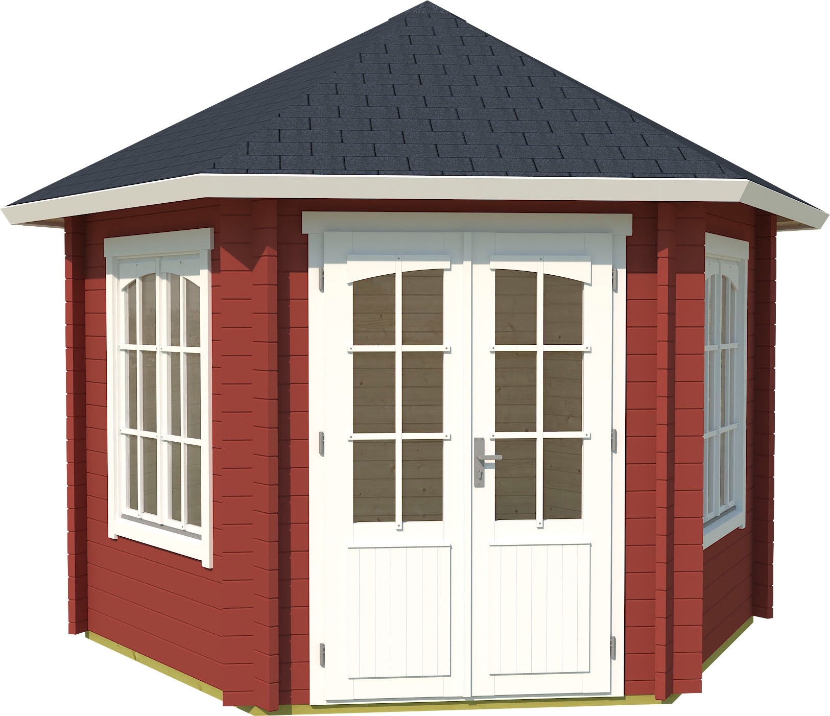 LASITA MAJA Pavillon "Rivera" BxT: 363,7x420 cm, Fichtenholz günstig online kaufen