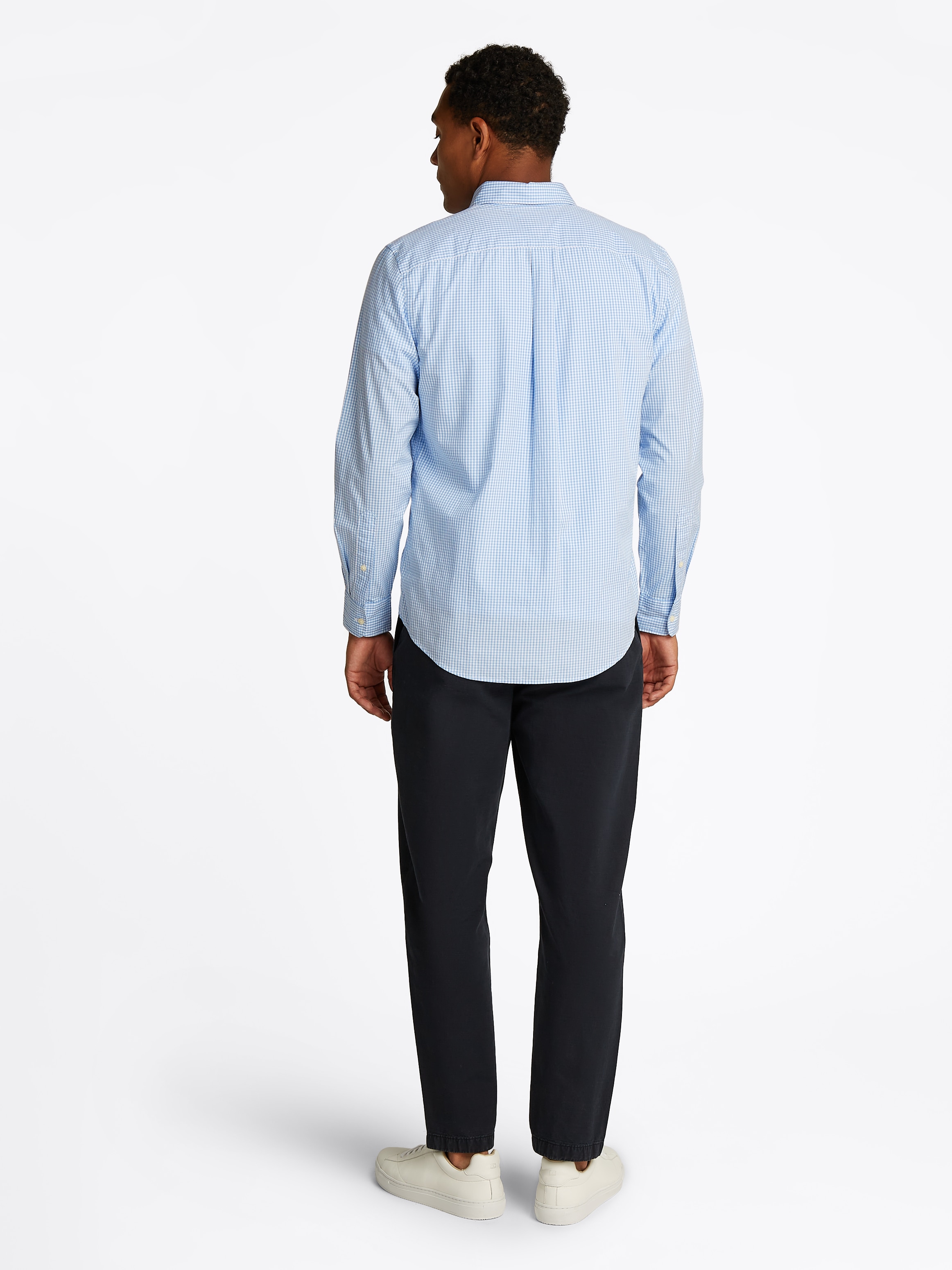 Tommy Hilfiger Businesshemd »FLEX POPLIN GINGHAM RF SHIRT«, mit Karomuster