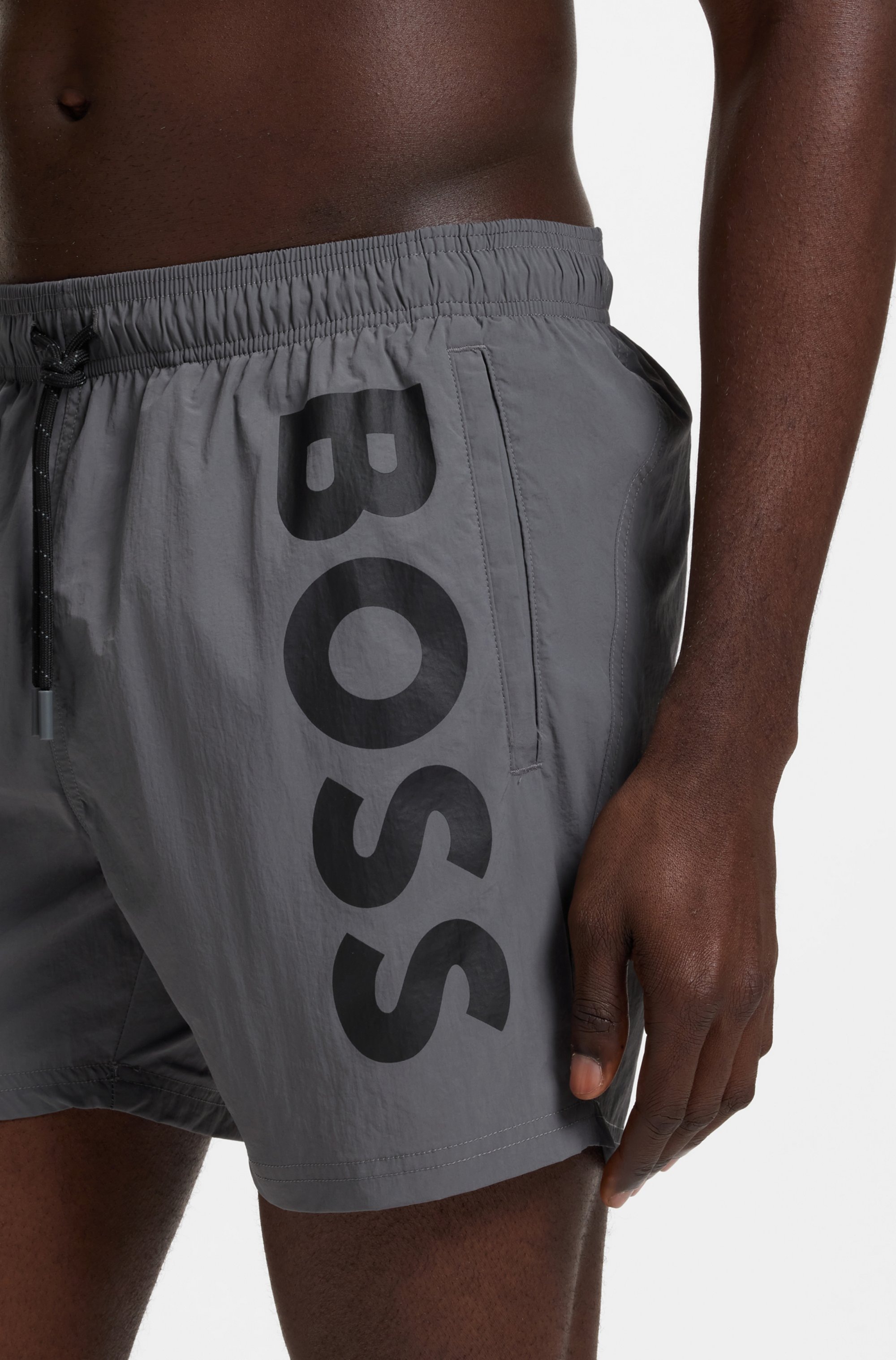 Thumbnail - BOSS Badeshorts "Octopus" Mit BOSS Logoschriftzug, elastischer Taillenbund mit Kordel