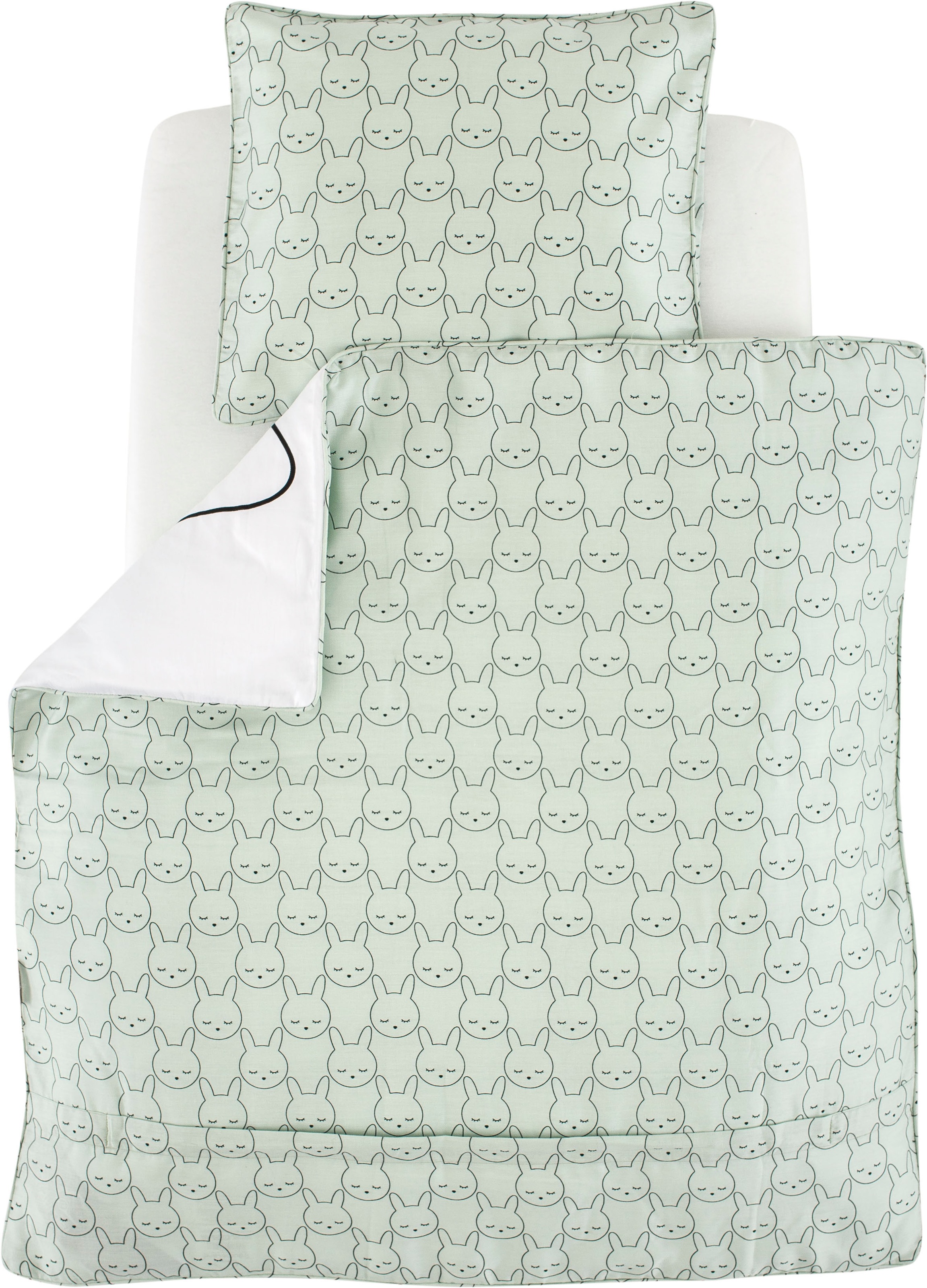 Träumeland Babybettwäsche "kuschelweiche Bettwäsche Kuschelhase" 2 Stk. günstig online kaufen