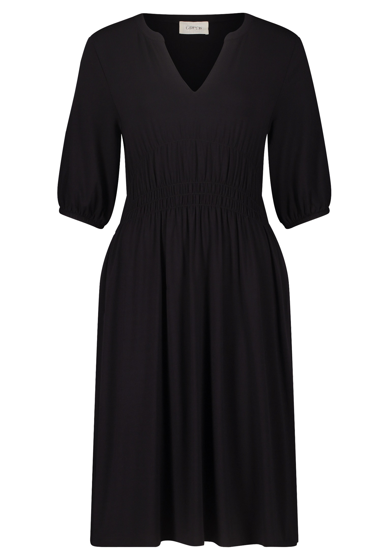 Cartoon Jerseykleid »Cartoon Jerseykleid mit Raffung«, Material