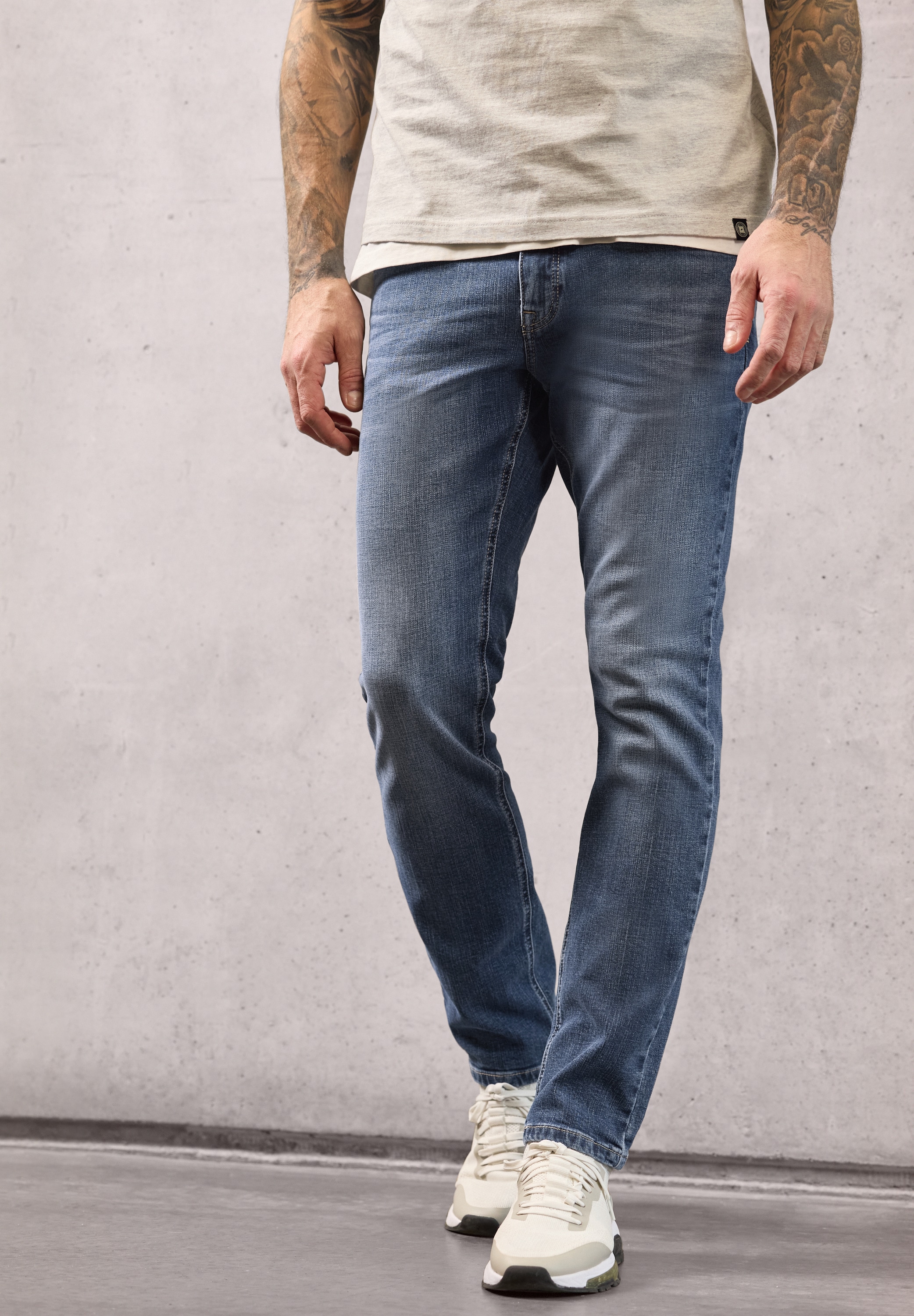 STREET ONE MEN Regular-fit-Jeans 5-Pocket-Style