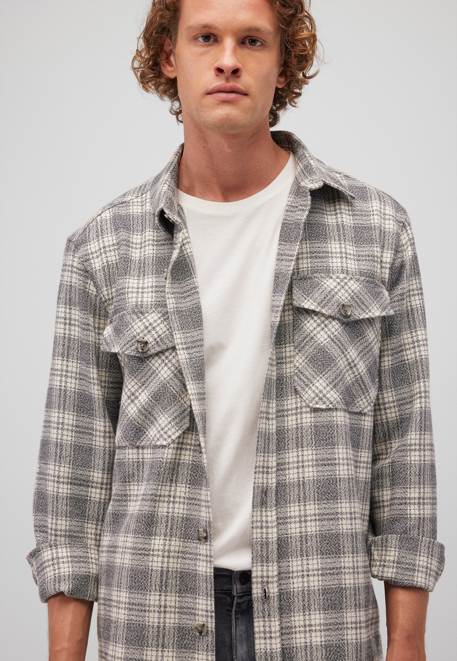 Thumbnail - Mavi Langarmhemd "CHECK SHIRT" Karo Overshirt