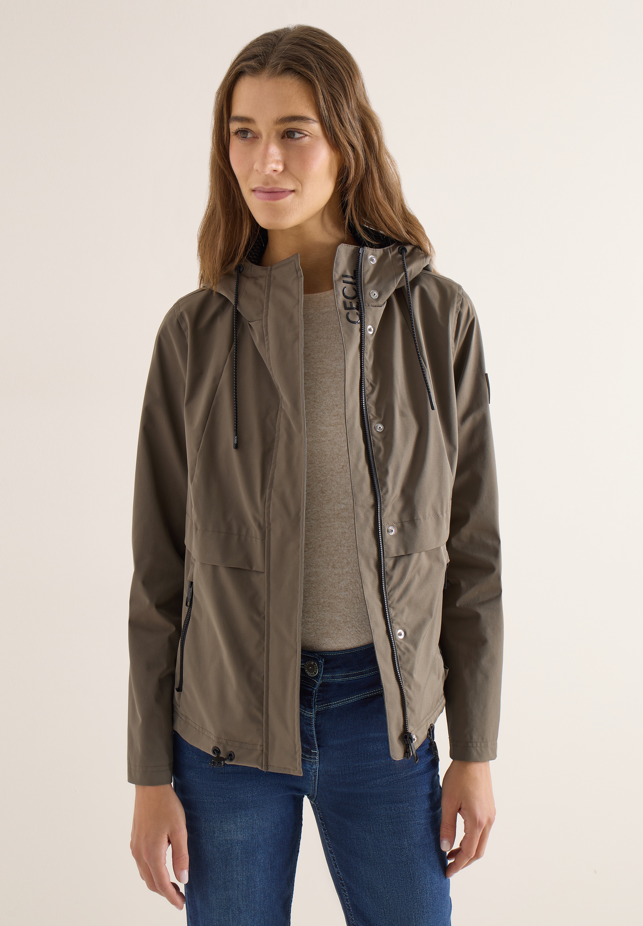 Cecil Windbreaker mit Kapuze mit Kapuze günstig online kaufen