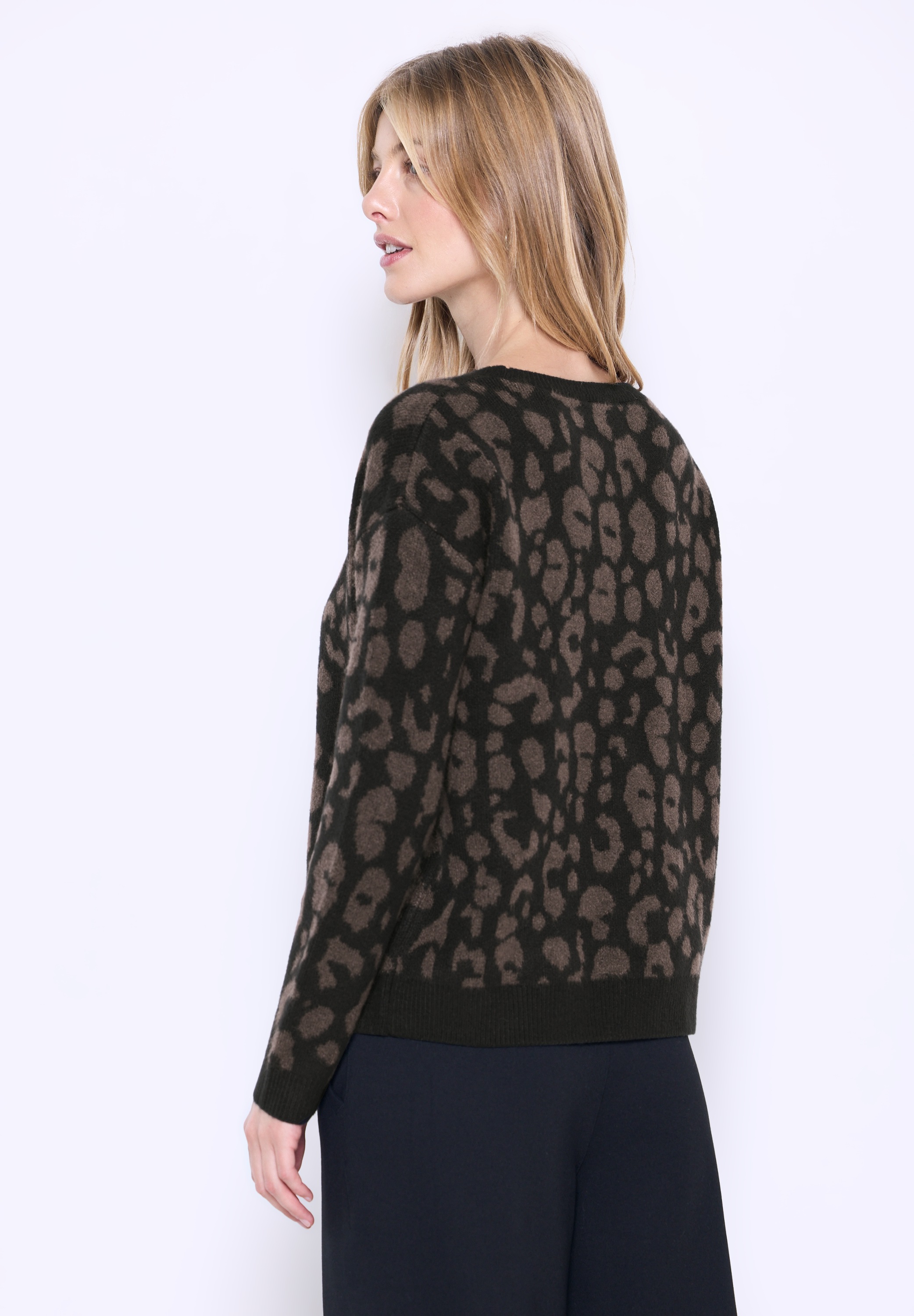 STREET ONE STUDIO Rundhalspullover, aus softem Materialmix günstig online kaufen
