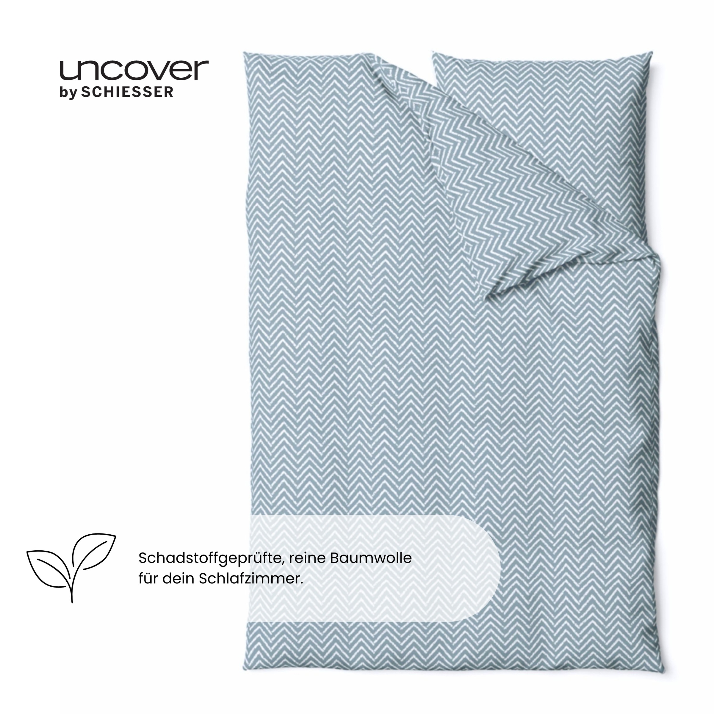 uncover by SCHIESSER Bettwäsche "Grebur aus weicher Baumwolle mit einem dez günstig online kaufen