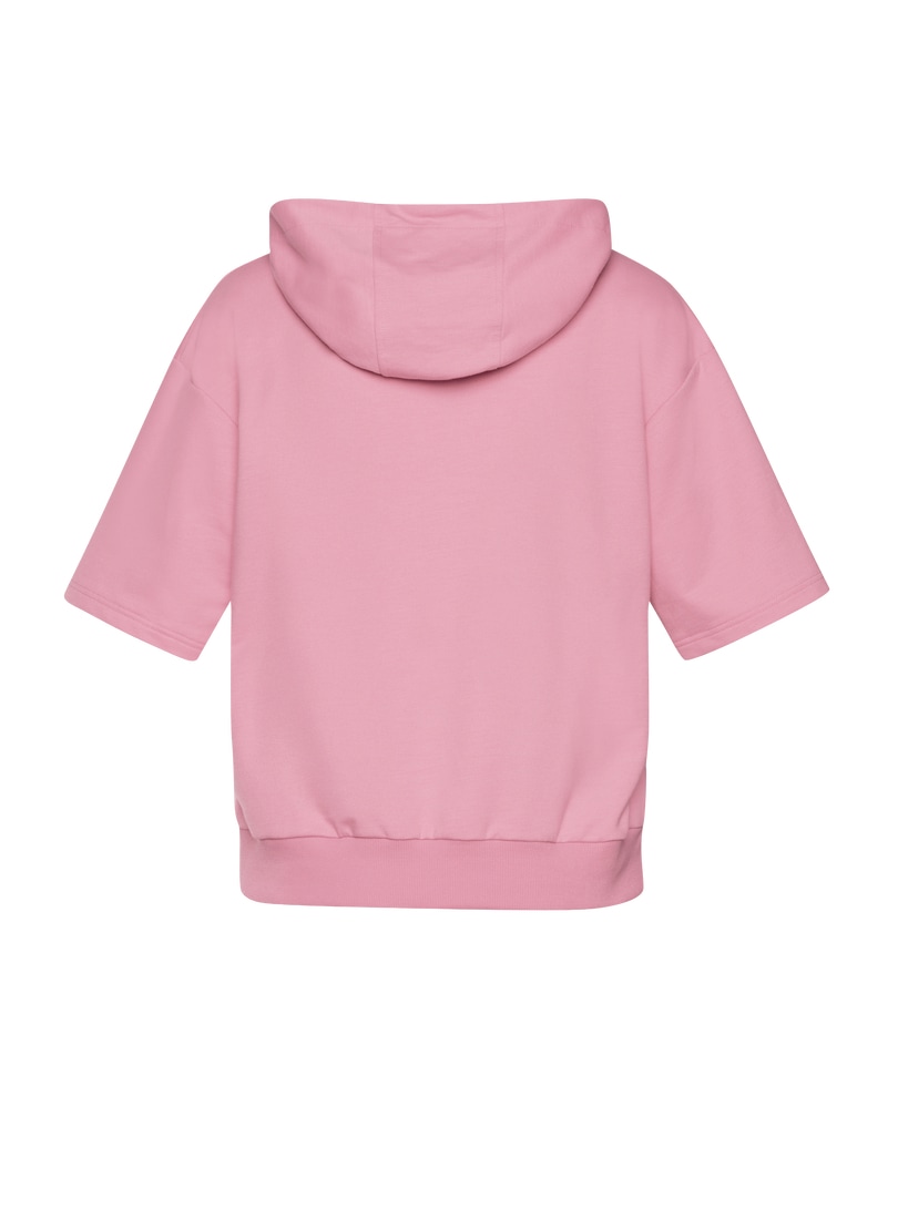 Trigema Kapuzensweatshirt »TRIGEMA Kurzarm Cropped Hoodie«