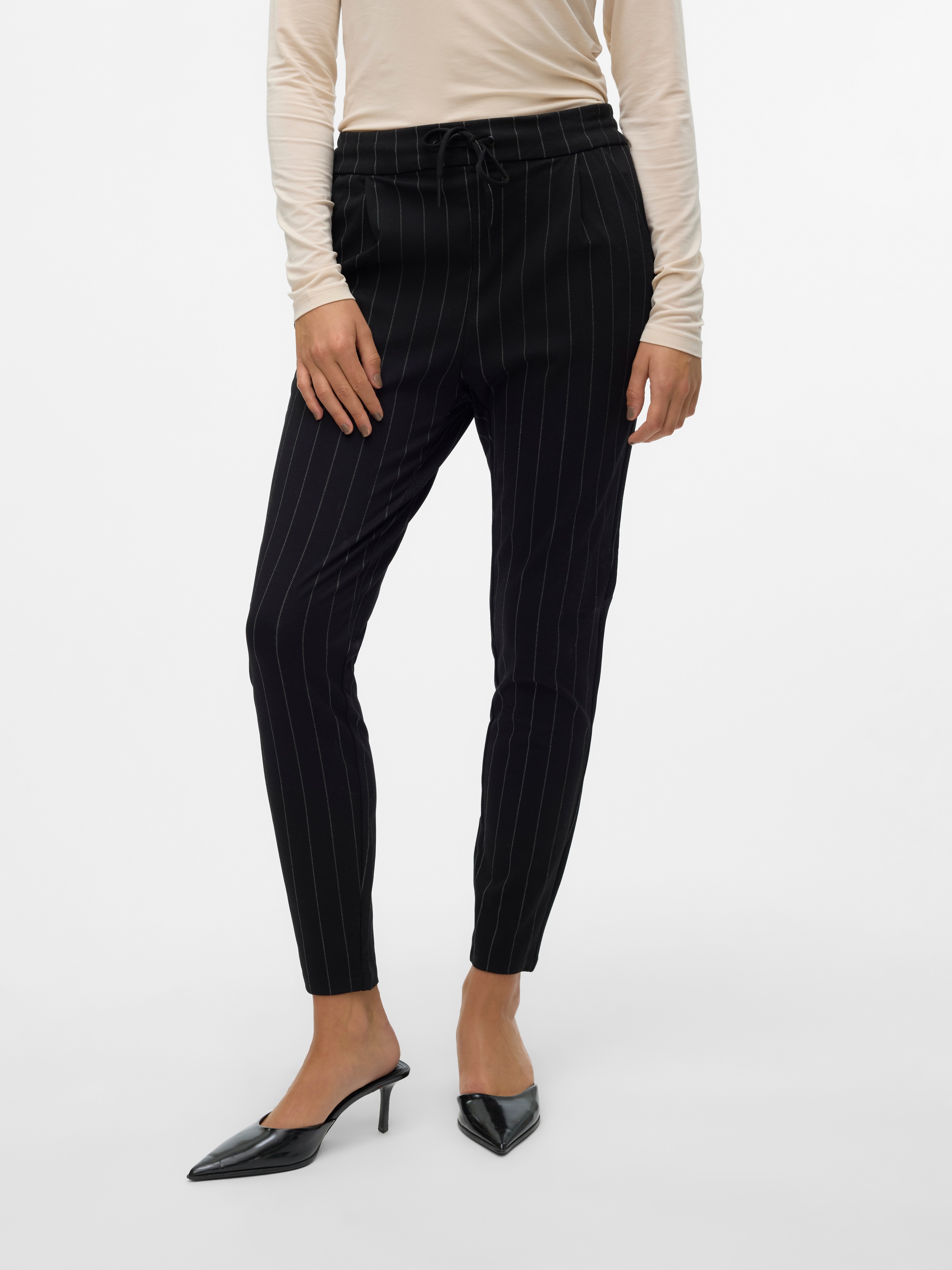 Vero Moda "VMEVA MR LOOSE STRING PANT GA NOOS" hinten mit elastischem Bündc günstig online kaufen