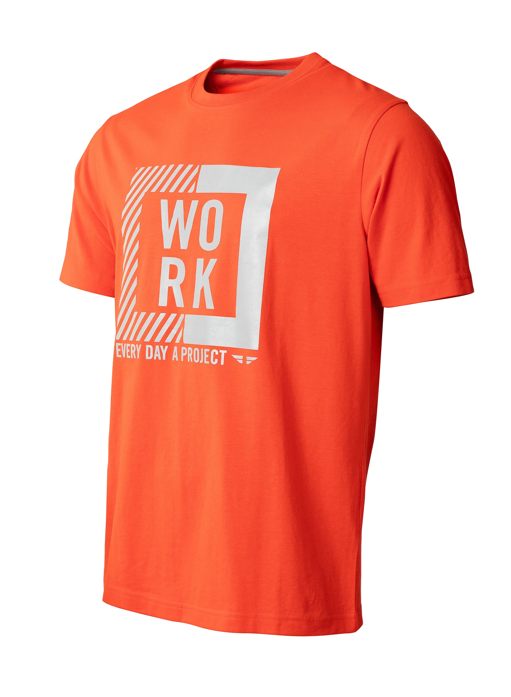 HERO by John Medoox Businessshirt »Workwear T-Shirt mit Logoprint«, T-Shirt mit Logoprint Funktionsqualitätfür Herren