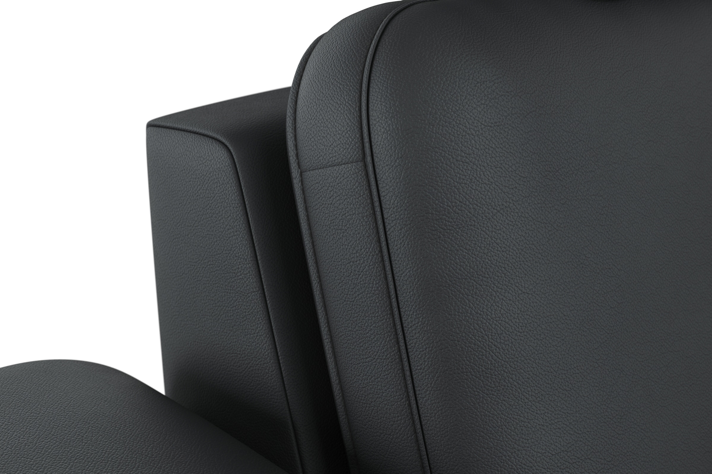 sit&more Ecksofa »Bendigo L-Form«, inklusive Sitztiefenverstellung, Bodenfreiheit 12 cm, in 2 Fußfarben