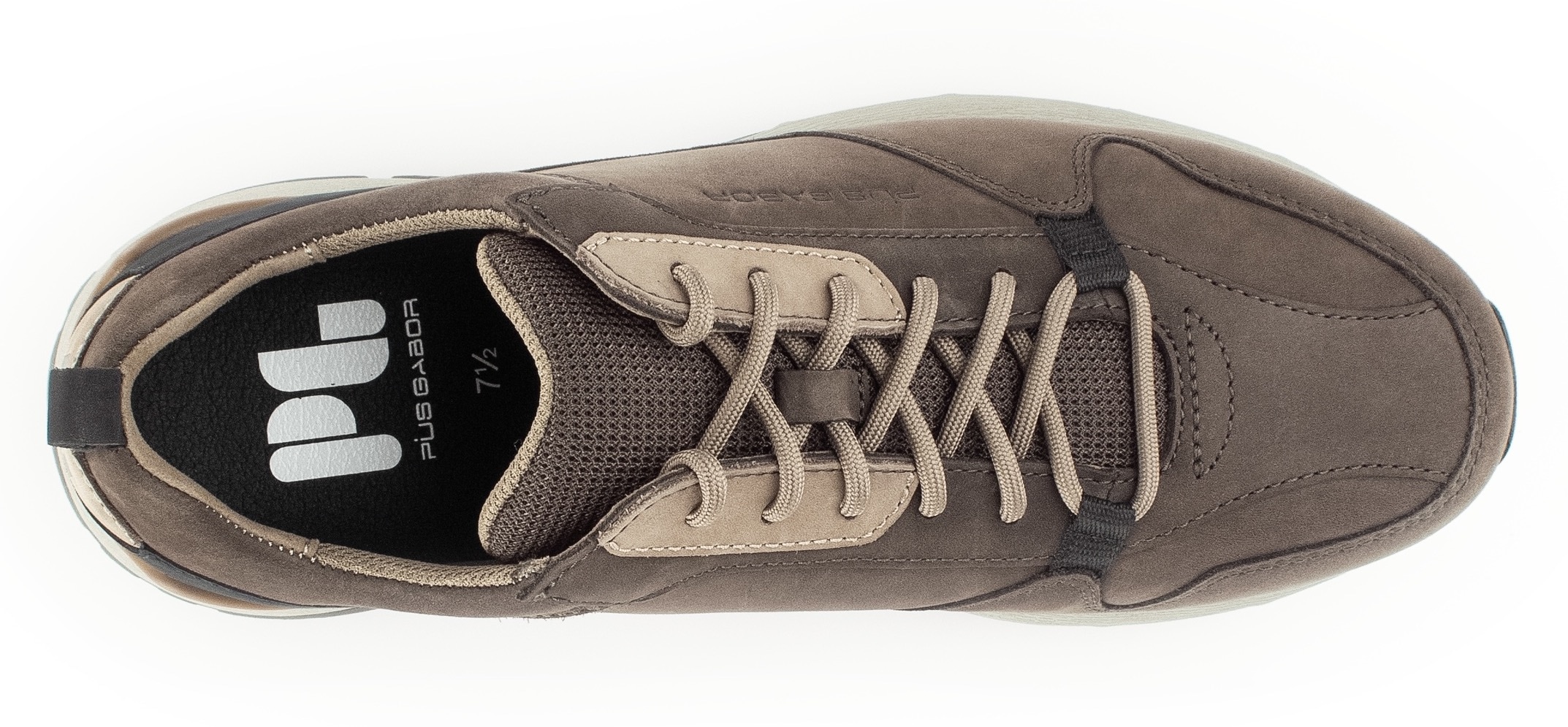 Pius Gabor Sneaker, Freizeitschuh, Halbschuh, Schnürschuh mit Anziehlasche, G-Weite