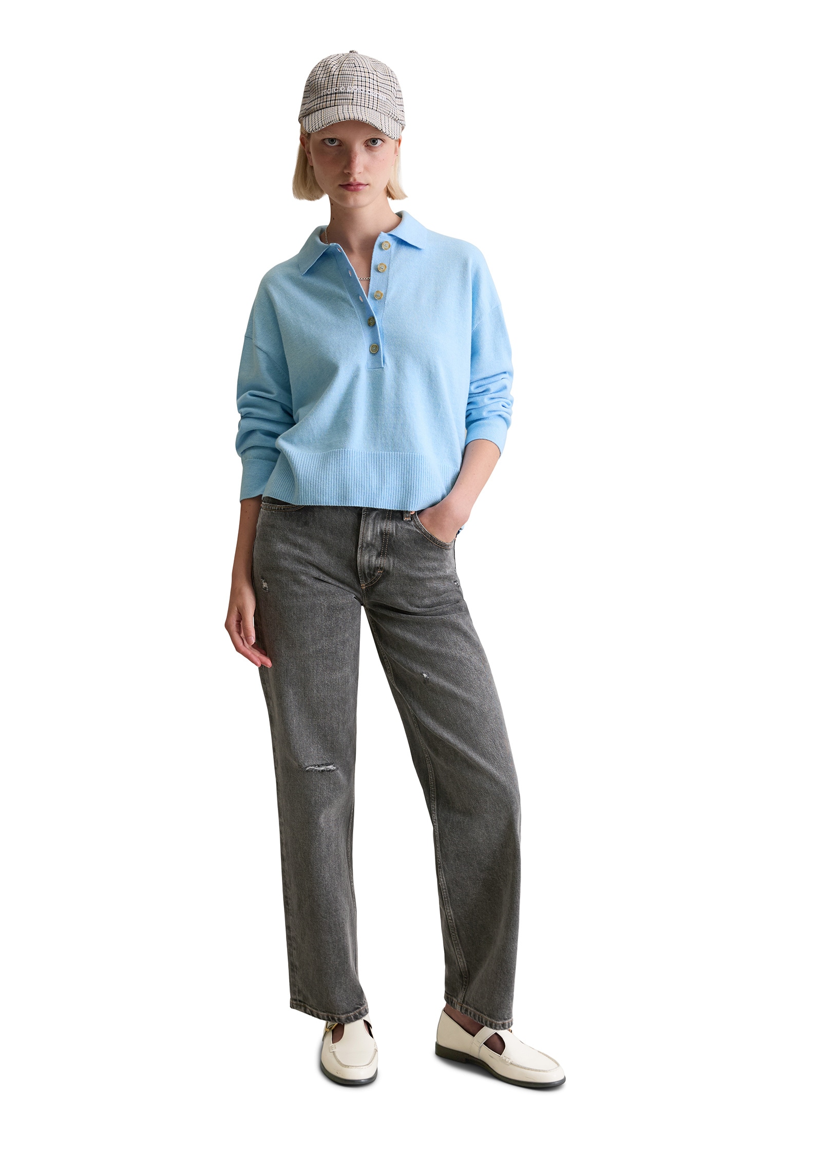 Marc O'Polo DENIM Strickpullover »aus Soft Cotton Stretch«