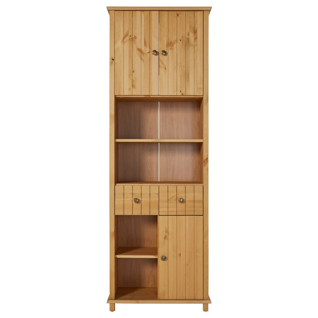 Home affaire Hochschrank »Vili«, Breite 60 cm, 2 Schubkästen, 3 Türen