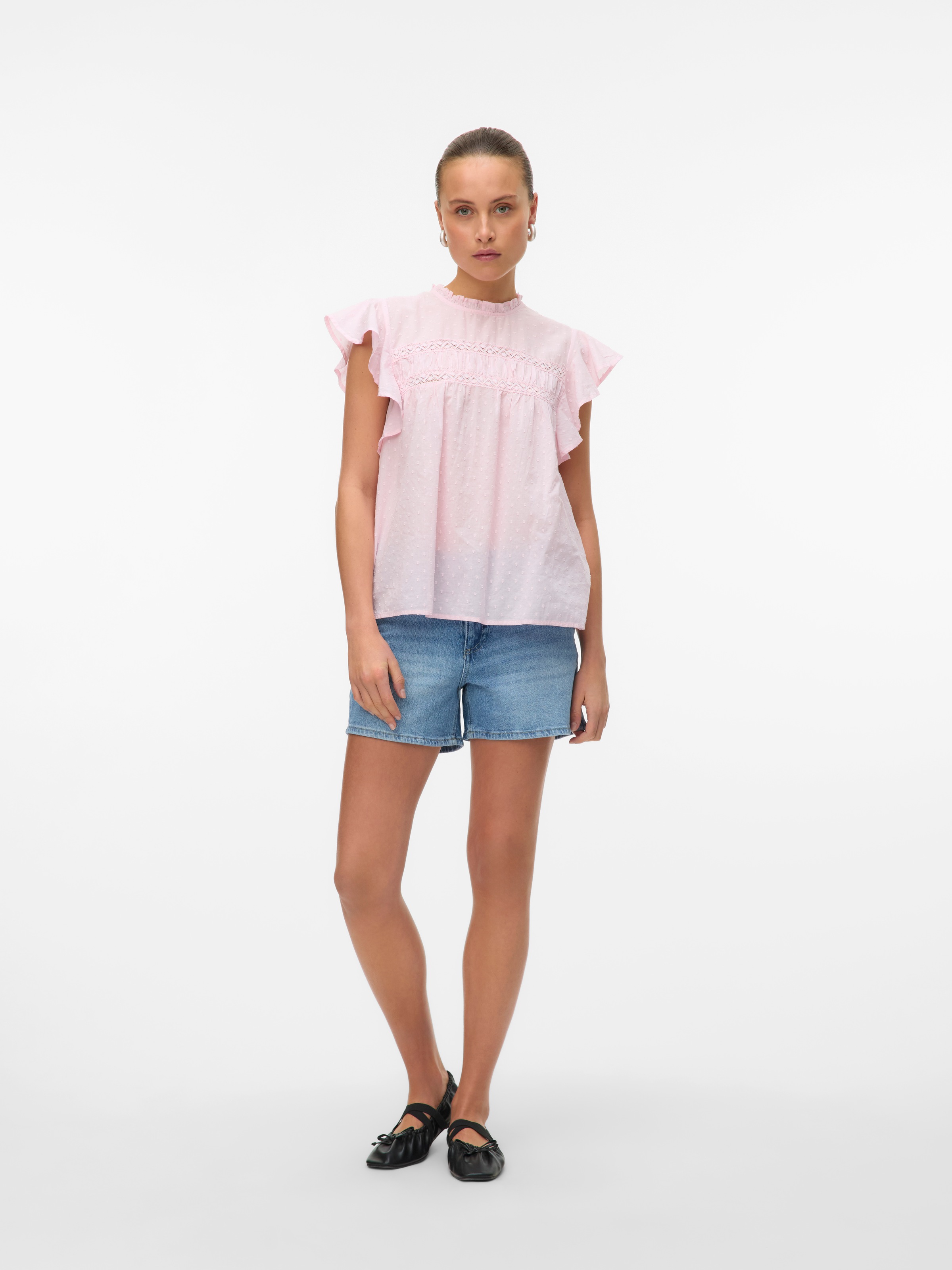 Vero Moda Jeansshorts »VMTESS MR SHORT DNM SHORTS MIX GA NOOS«, bequeme Form mit Stretchanteil
