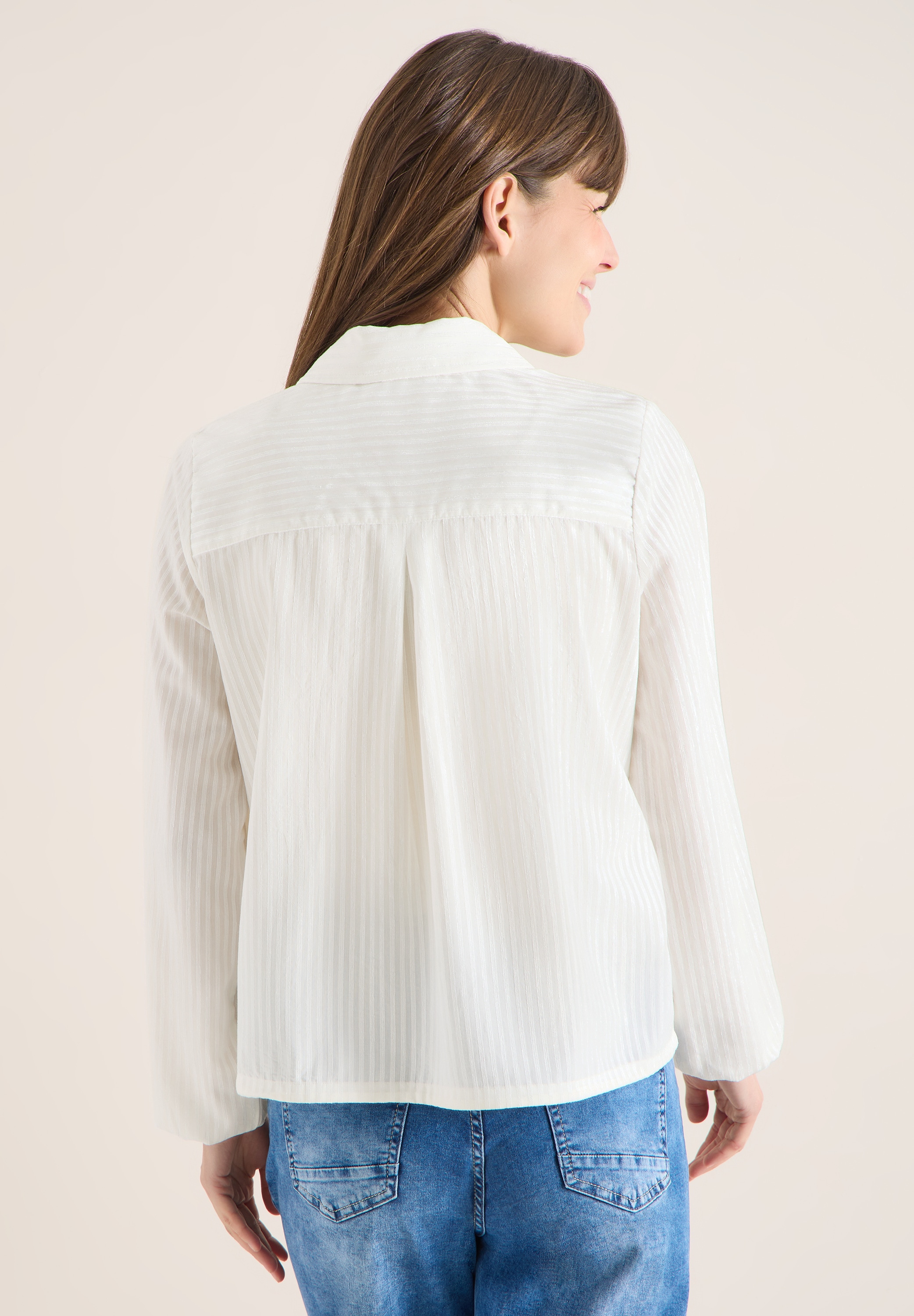 Cecil Langarmbluse mit Knopfleiste