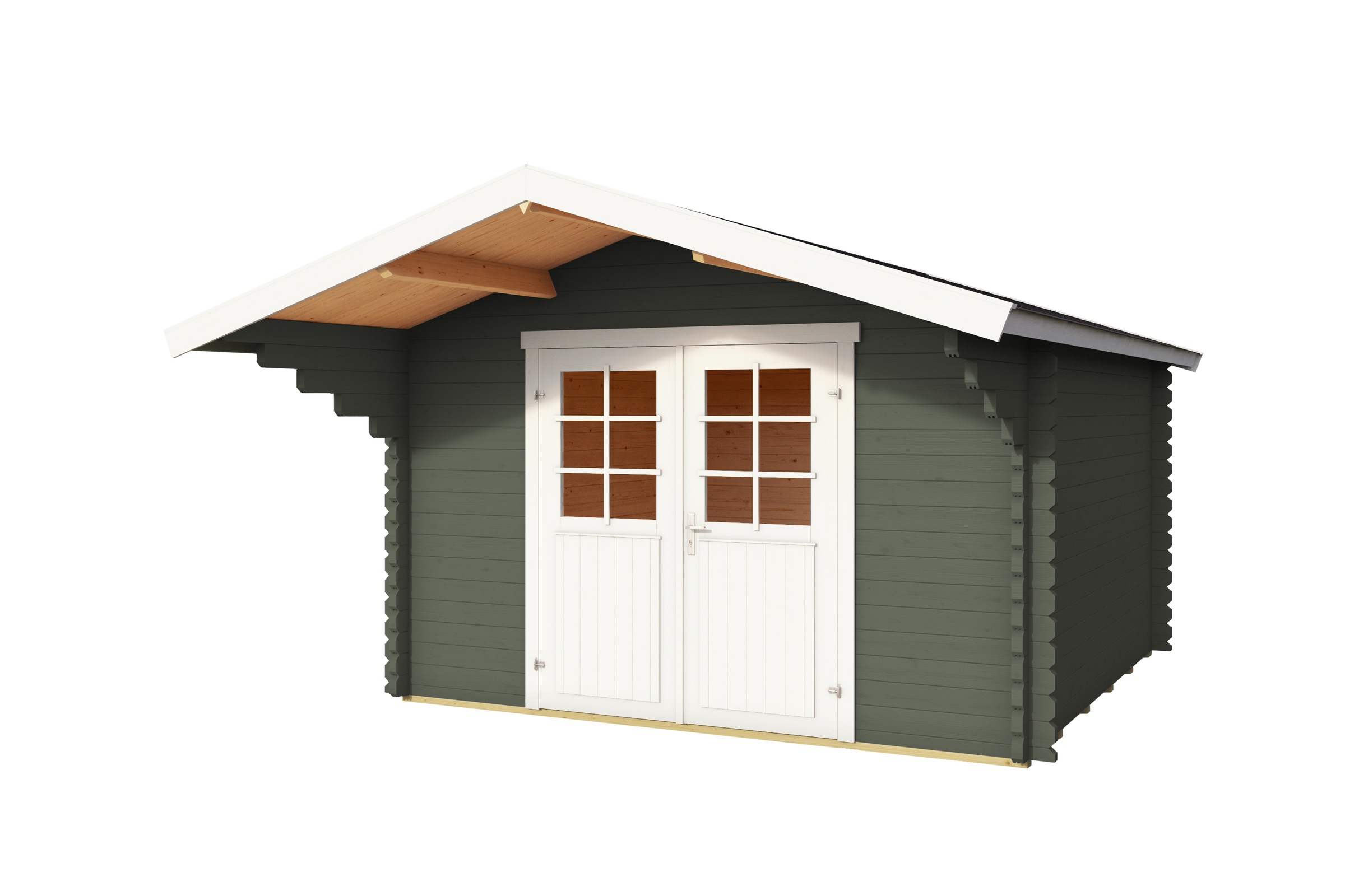 Nordic Holz Gartenhaus "Viljandi 34", großes Vordach günstig online kaufen