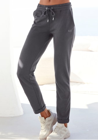 Schlupfhose »- Relaxhose - Sweathose«, mit kleinem Aufschlag am Saum, Loungewear