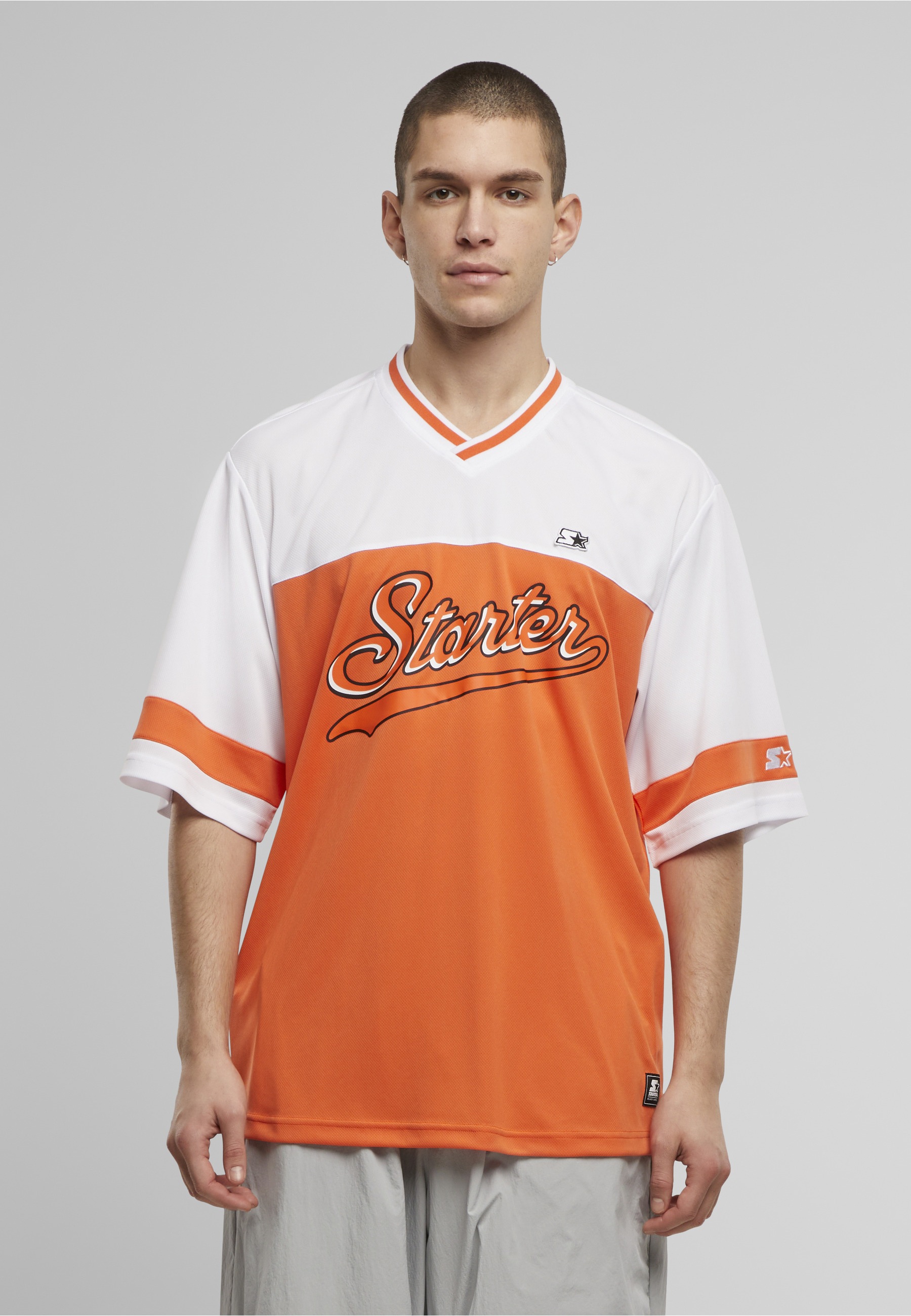 Starter Black Label T-Shirt »Starter Black Label Starter V-Neck Mesh Tee« 1 Stk.