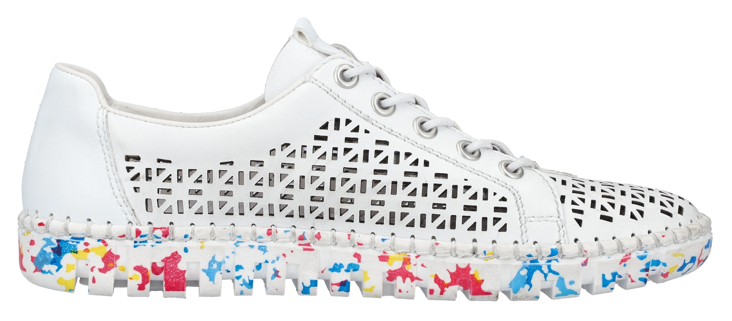 Rieker Slip-On Sneaker, Halbschuh, Freizeitschuh, Schlupfschuh mit Gummizug