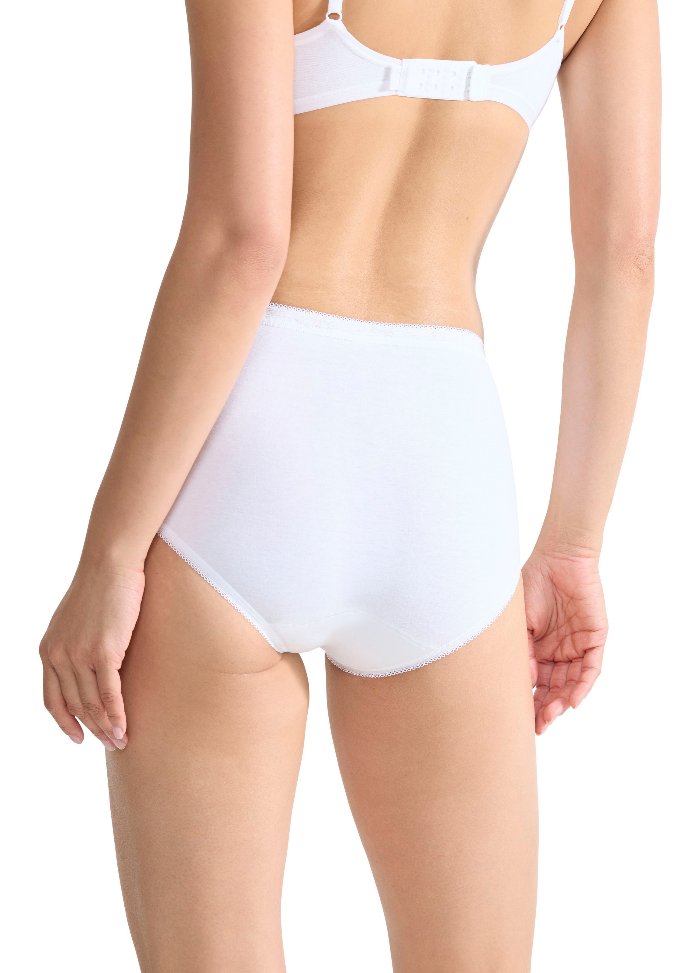 Sloggi Basic Midislip Culotte Blanc 46 - Lot de 4 5