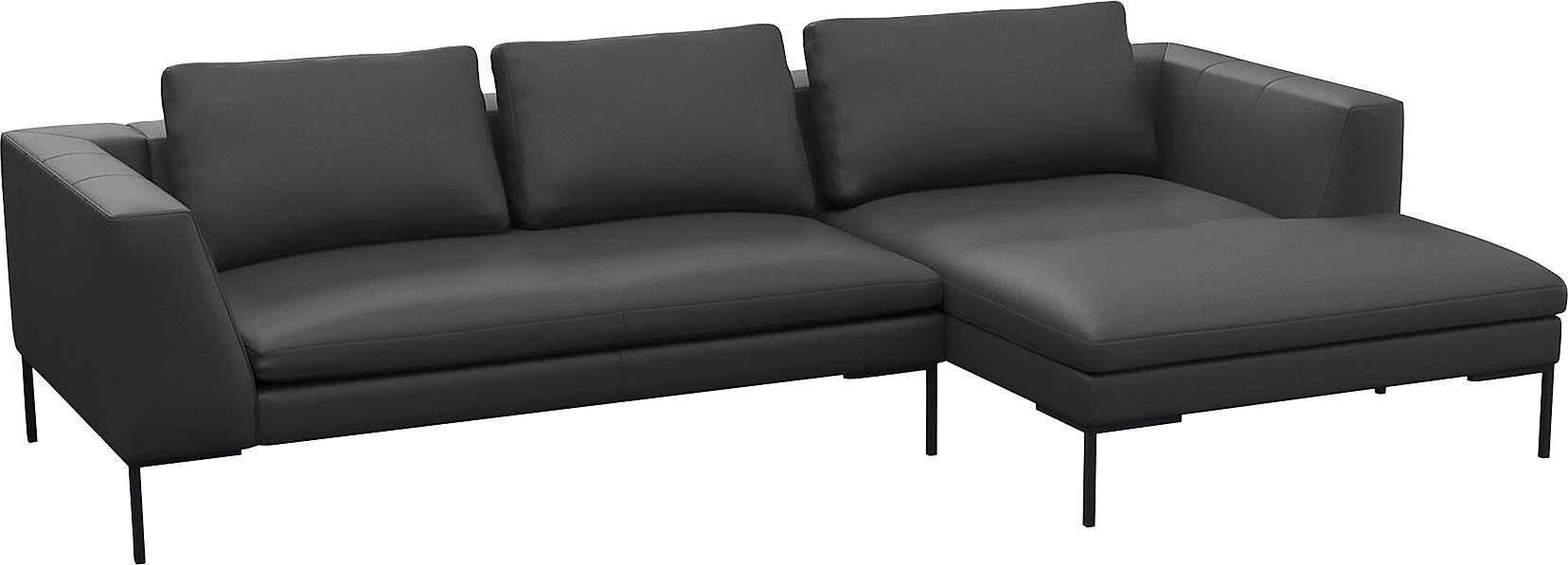 FLEXLUX Ecksofa "Loano, toller Sitzkomfort, L-Form", modernes Sofa, frei im günstig online kaufen
