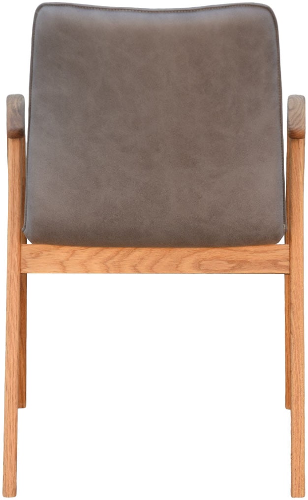 Home affaire Armlehnstuhl »Loreen Esszimmerstuhl, Polsterstuhl, Designstuhl«, (Set), 2 St., Microfaser, mit Massivgestell, hochwertig gearbeitet, Armlehnen, stilvoll, bequem