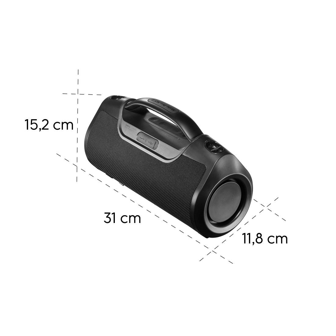 Hama Bluetooth-Lautsprecher »Bluetooth-Lautsprecher 60W (App, Party Box wasserfest IPX6, PowerPack)« (A2DP Bluetooth App-Steuerung | Kabellos | Powerbank ) Outdoor, tragbar, App-Steuerung, kabellos, Ladefunktion