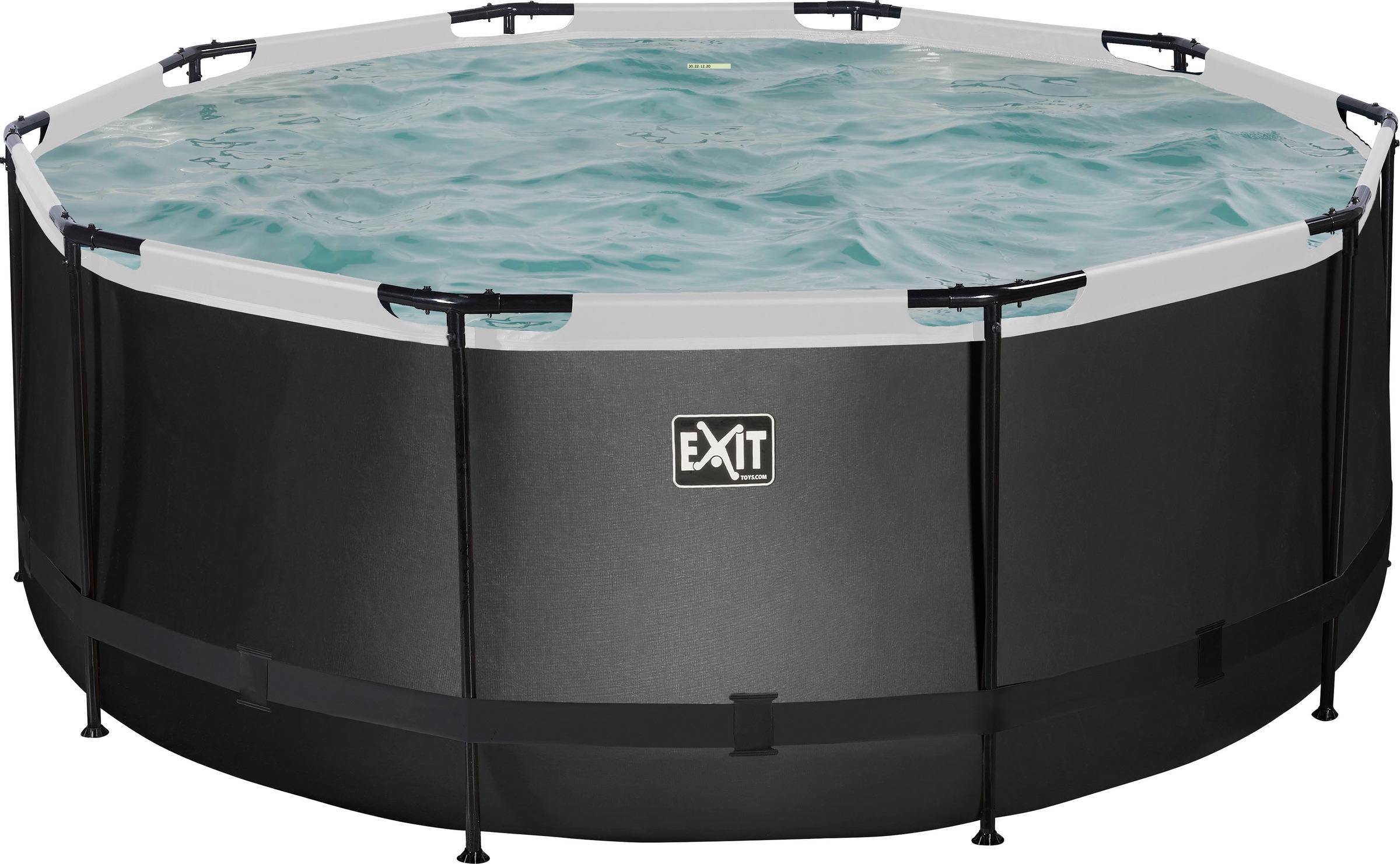 EXIT Toys Pool »Black Leather Pools«, Ø: 360 cm, 10126 l, schwarz
