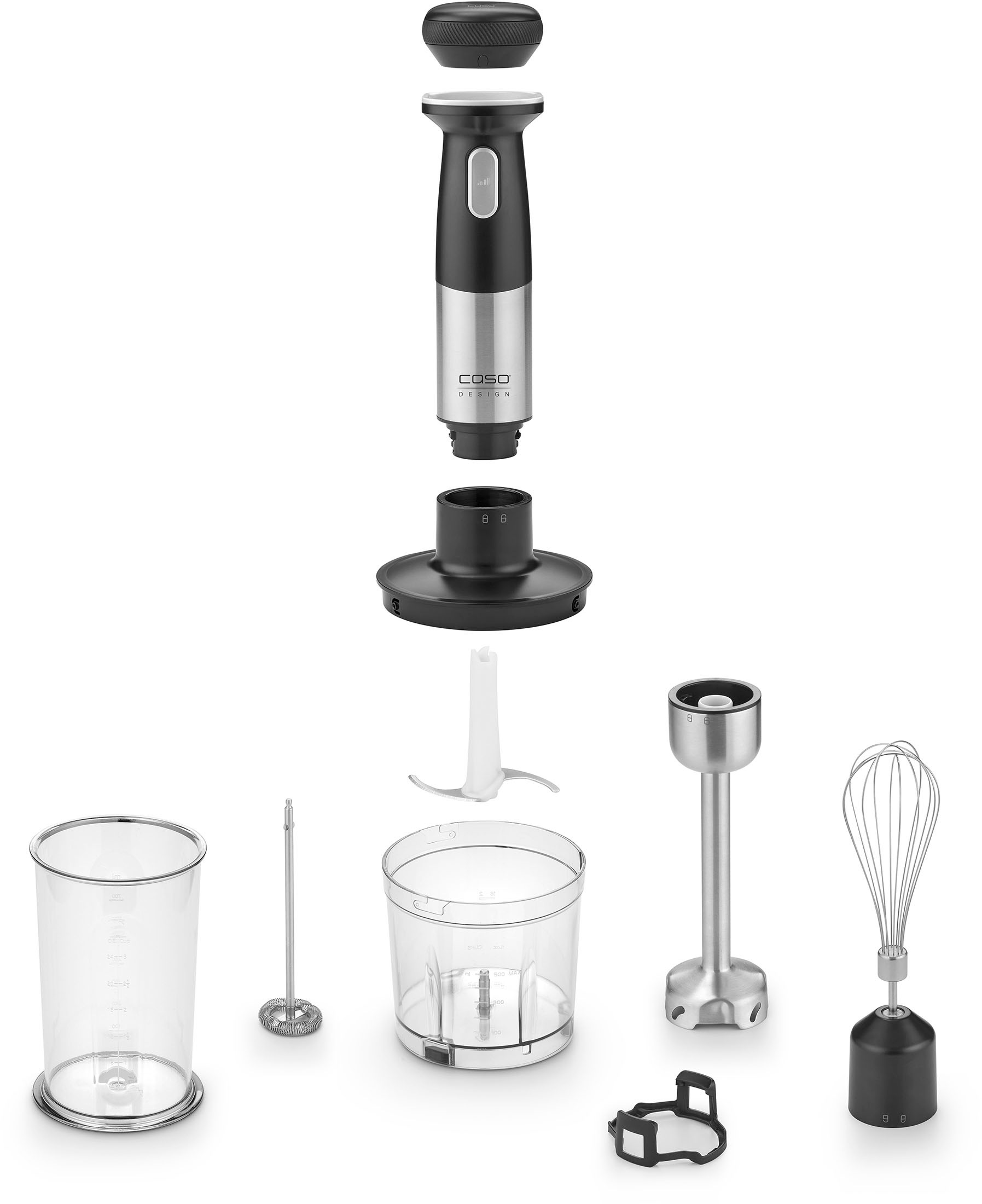 Caso Stabmixer »3605 Click & Mash kabellos«, 180 W