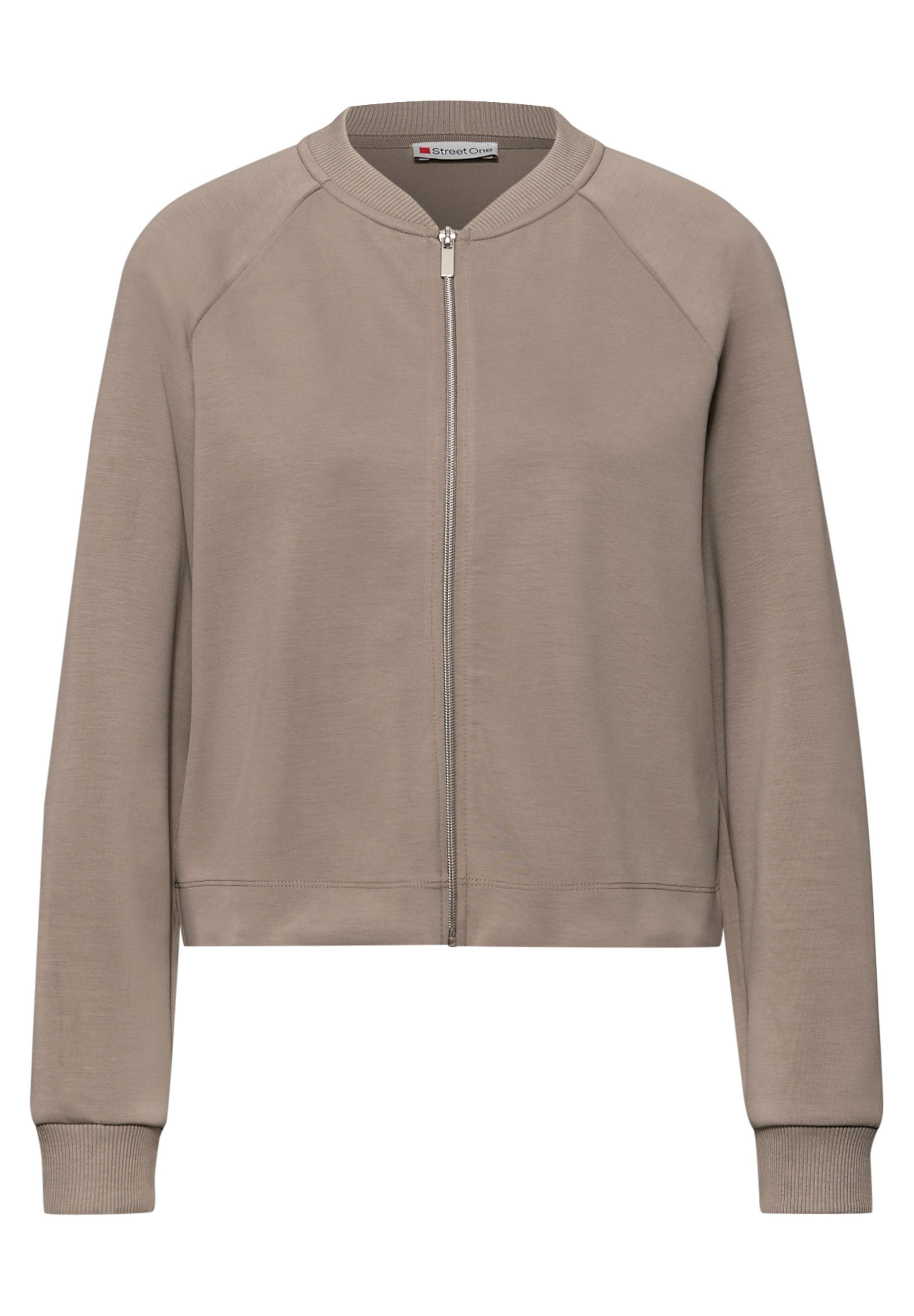 STREET ONE Cardigan aus elastischem Materialmix