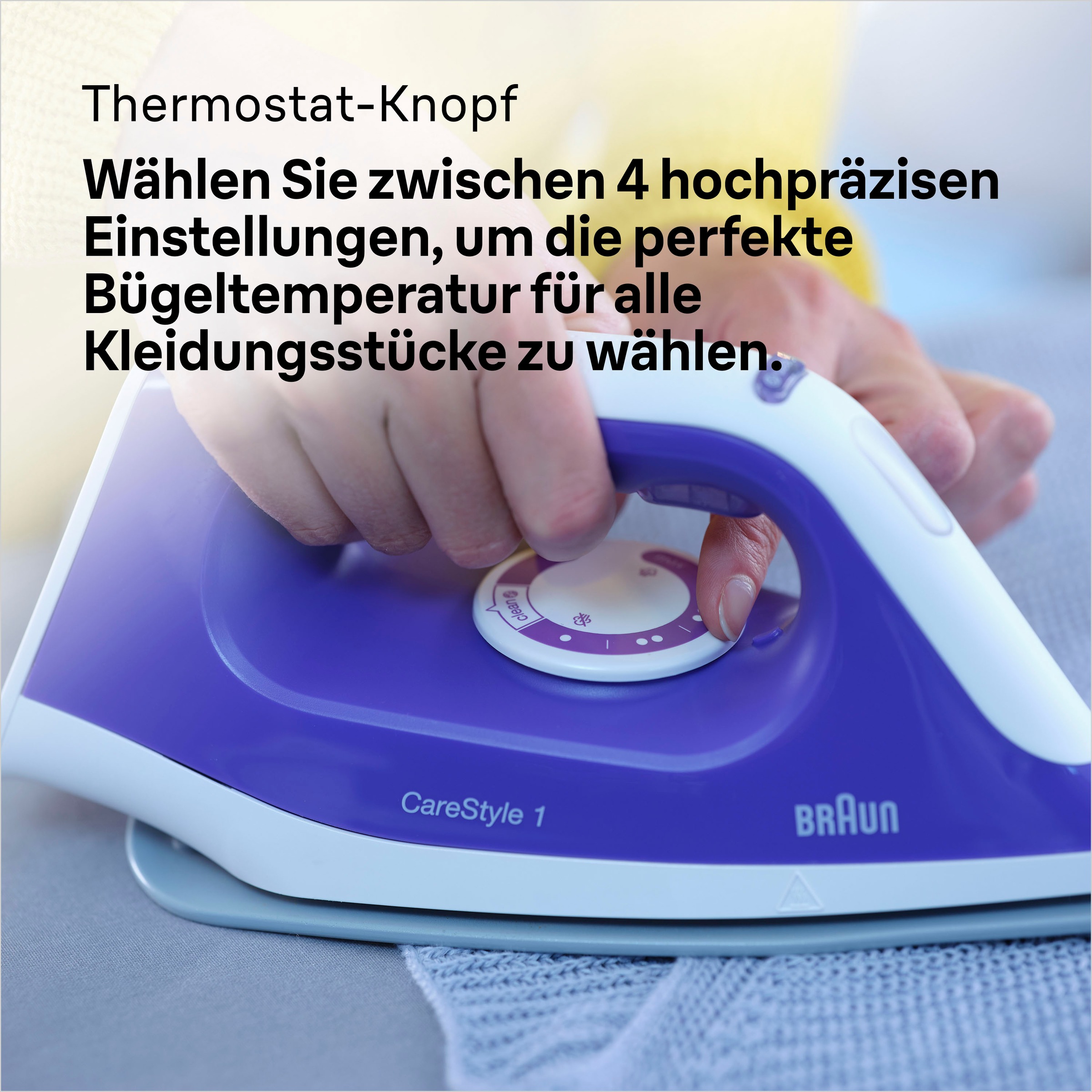 Braun "CareStyle 1 IS 1014 VI - 6,0 bar, 360 g Dampfstoß, 1,5 l Wassertank" günstig online kaufen