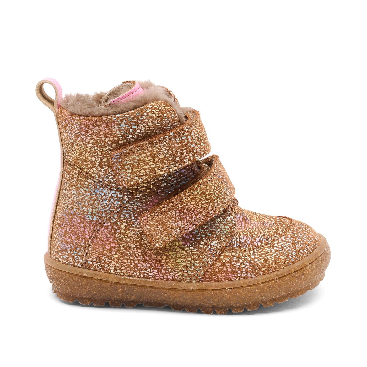 Bisgaard Winterboots »storm lamb«  Klettboots, Winterstiefelette mit coolen Metallic-Akzenten