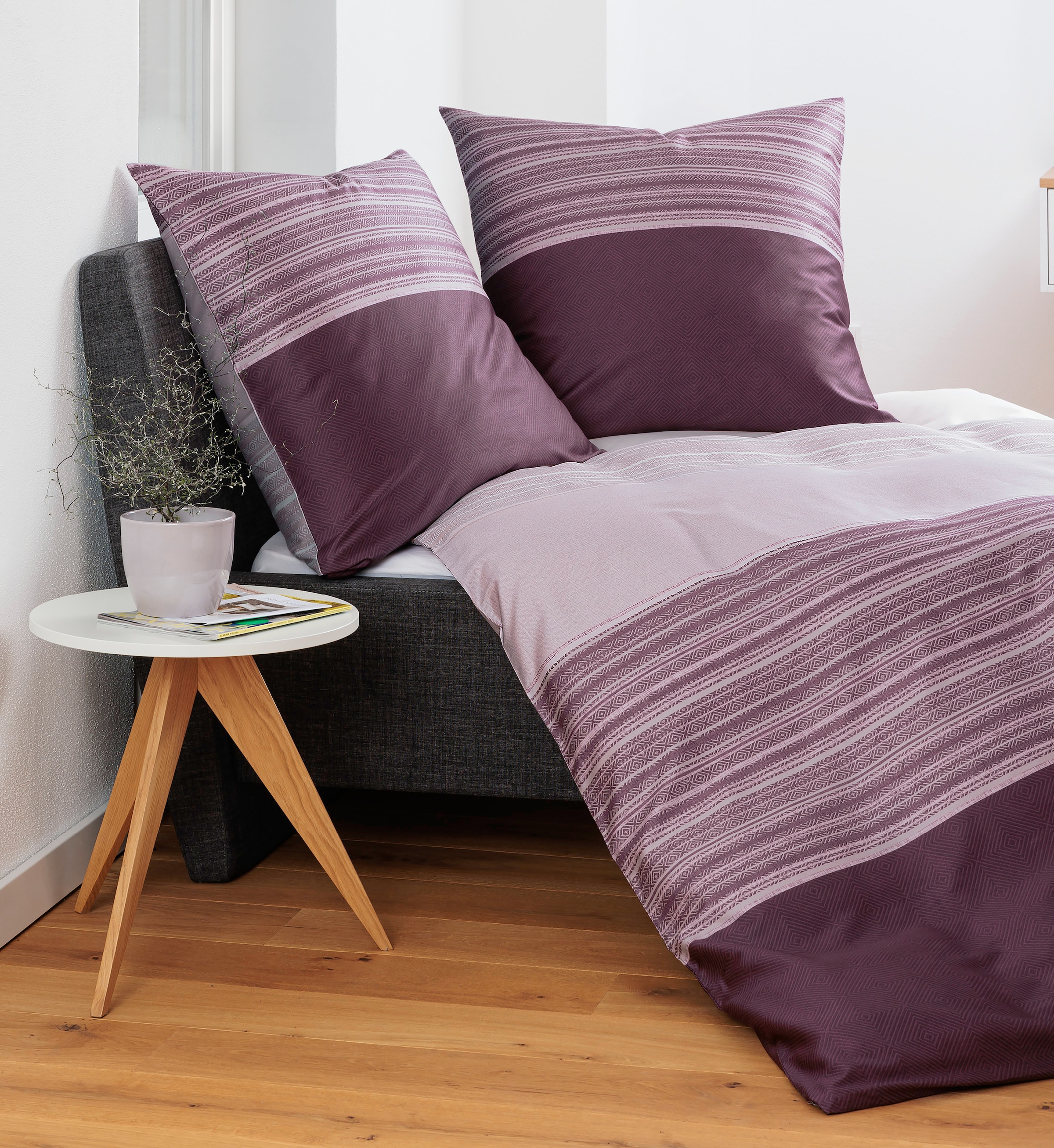 Janine Bettwäsche "moments" mit Reissverschluss günstig online kaufen