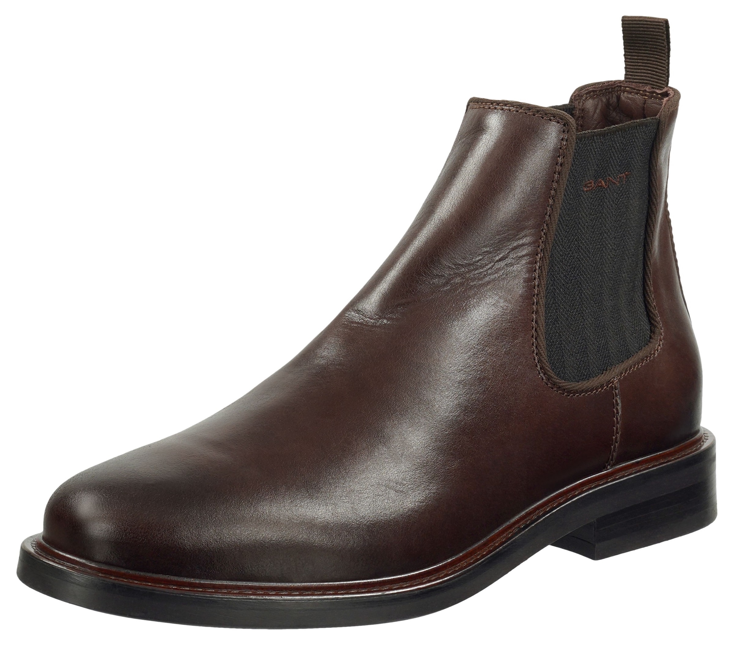 Gant Chelseaboots "St. Fairkon", Stiefelette, Anzugschuh, Business Schuh mit Strecheinsatz, Blockabsatz