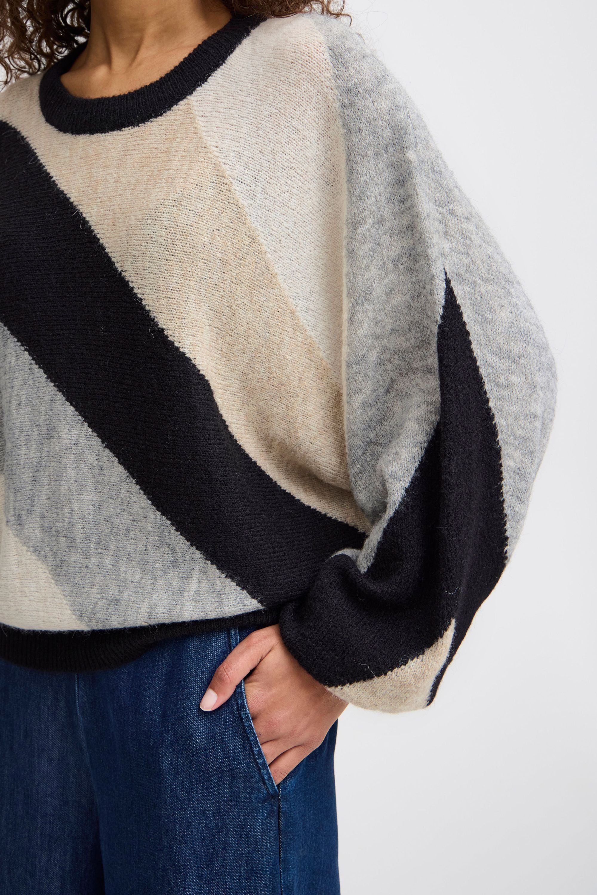 Ichi Strickpullover »Strickpullover IHKAMARA LS SHORT2«