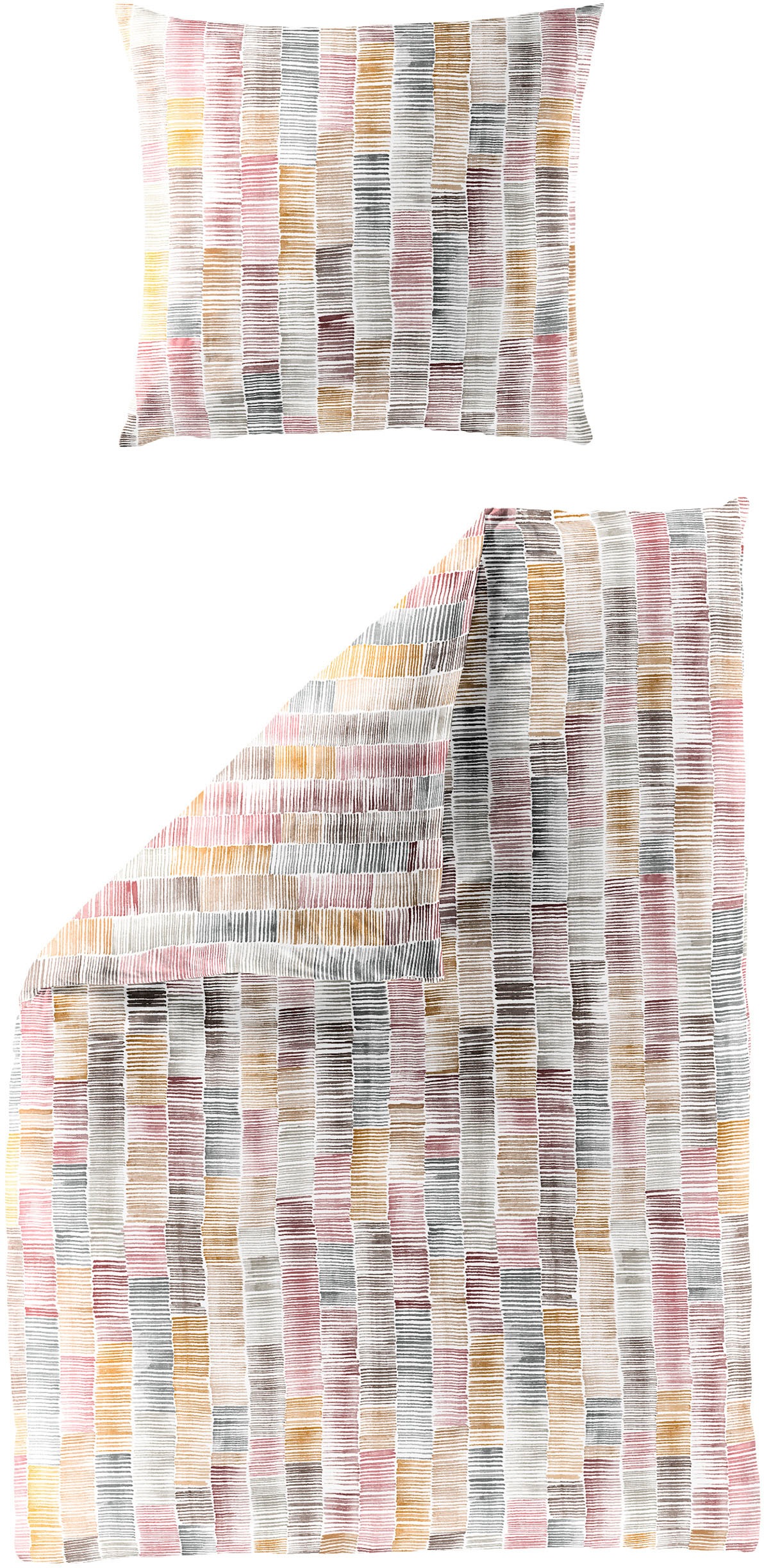 BIERBAUM Bettwäsche "3528" 2 Stk. Mako-Satin, 100 % Baumwolle, pflegeleicht günstig online kaufen