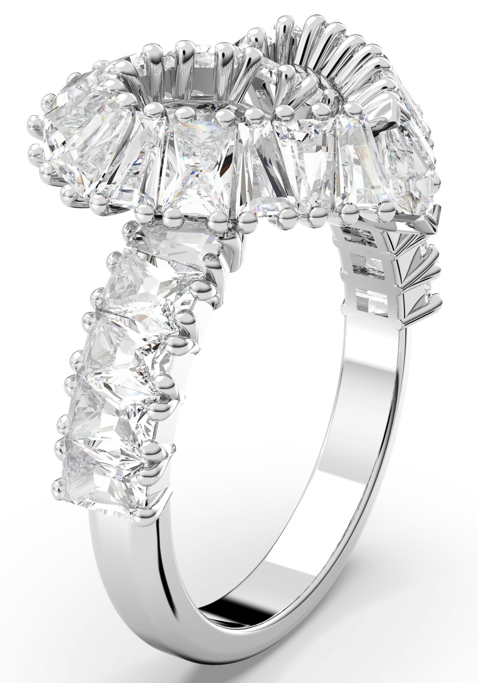 Swarovski Fingerring »Matrix Cocktail Herz, 5648290,-91,-92, -93, 5647590«, mit Swarovski® Kristall