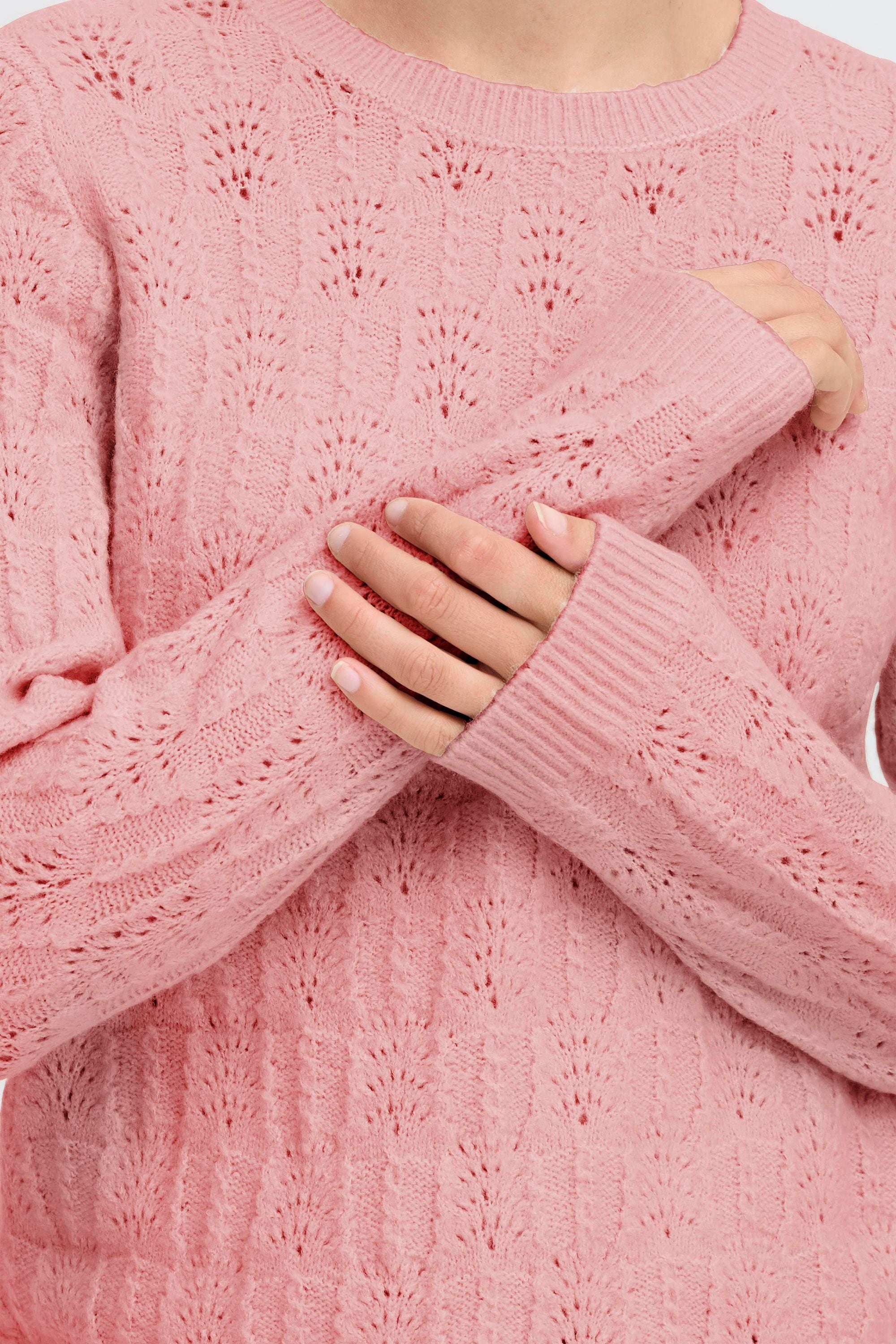 OXMO Strickfleece-Pullover »Strickpullover OXFSINVA«