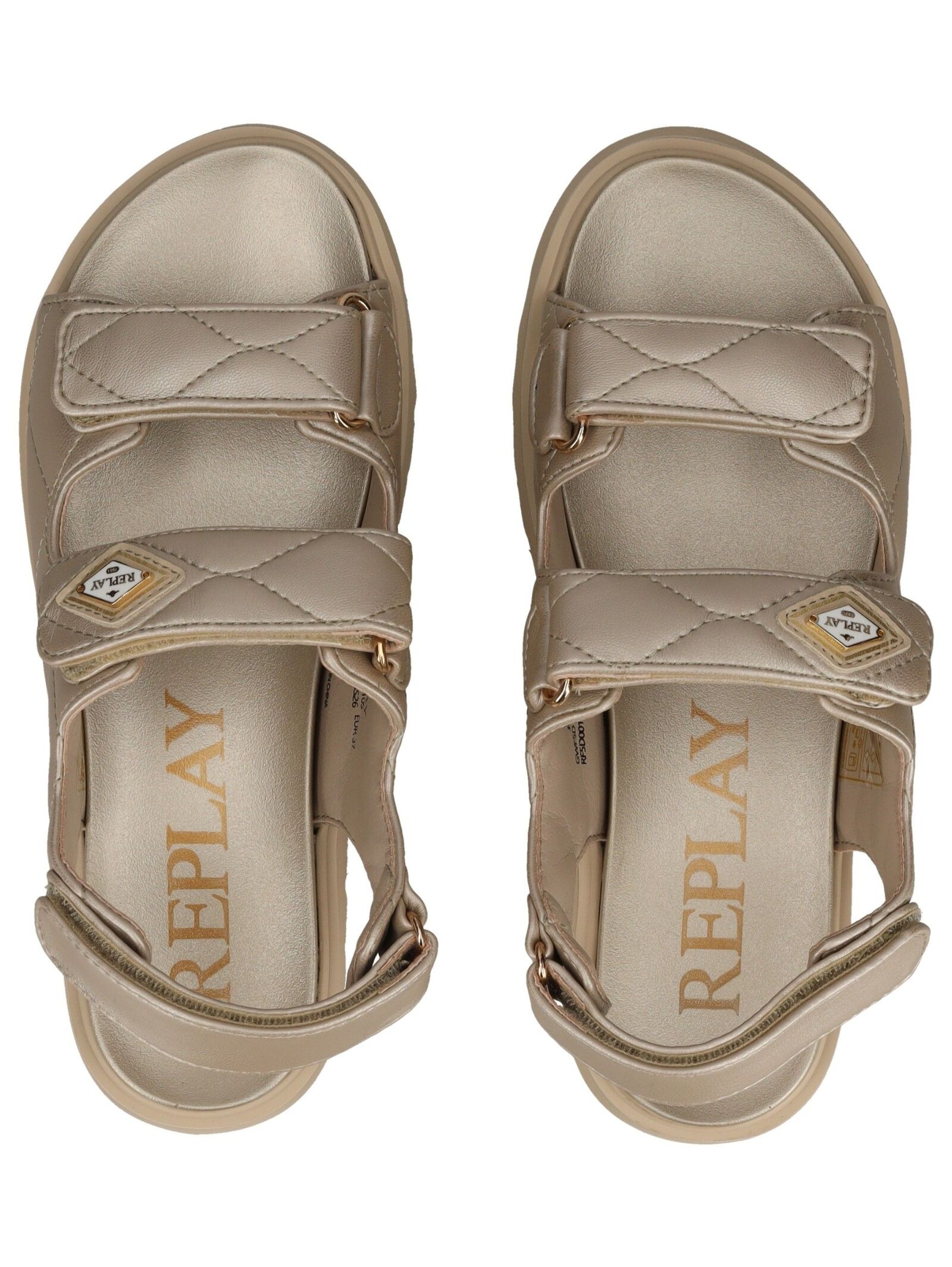Replay Plateausandaletten »Replay Sandalen Lederimitat«