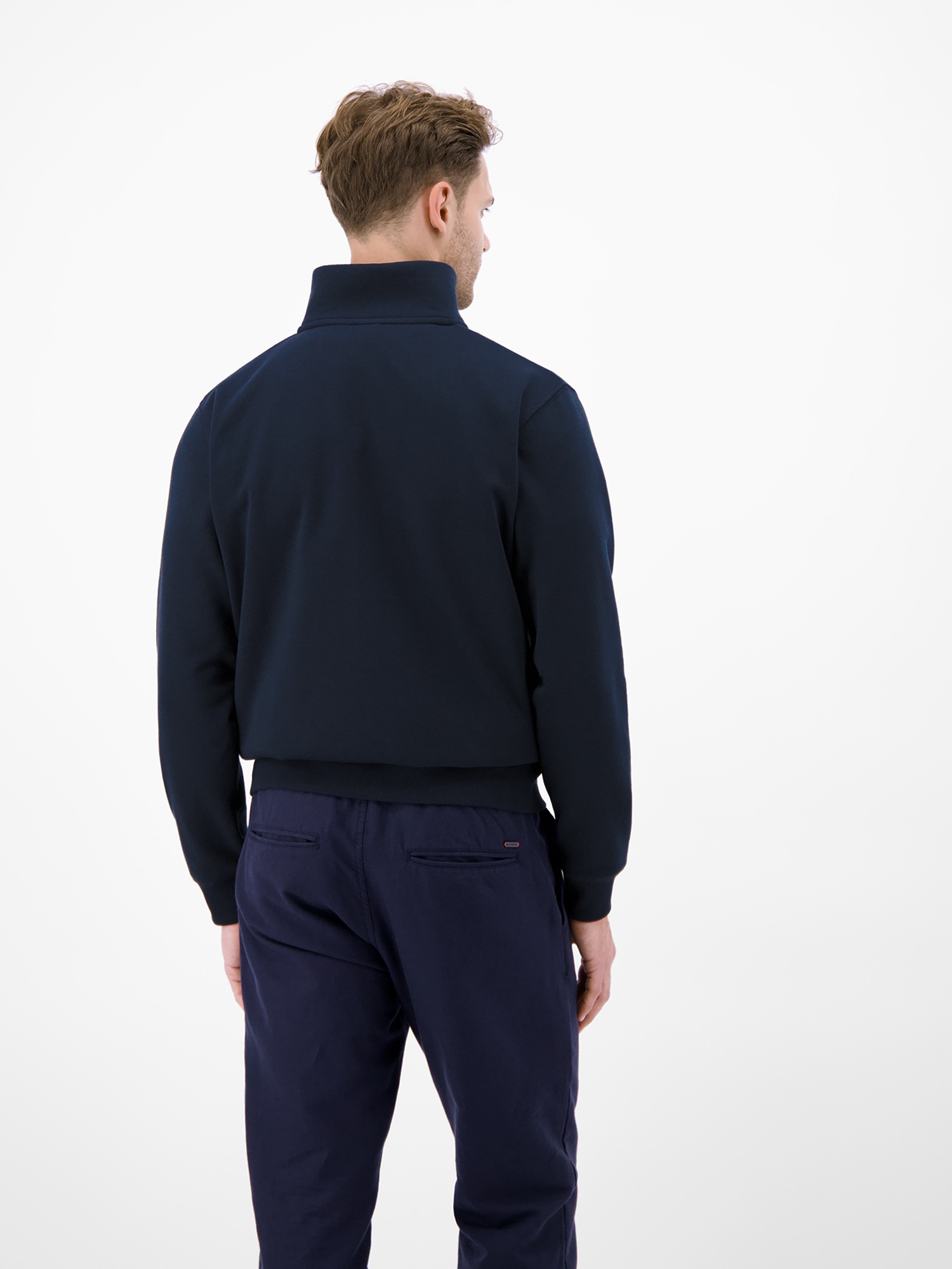 LERROS Sweatjacke "Sweatjacke aus atmungsaktivem Baumwollmischgewebe" günstig online kaufen