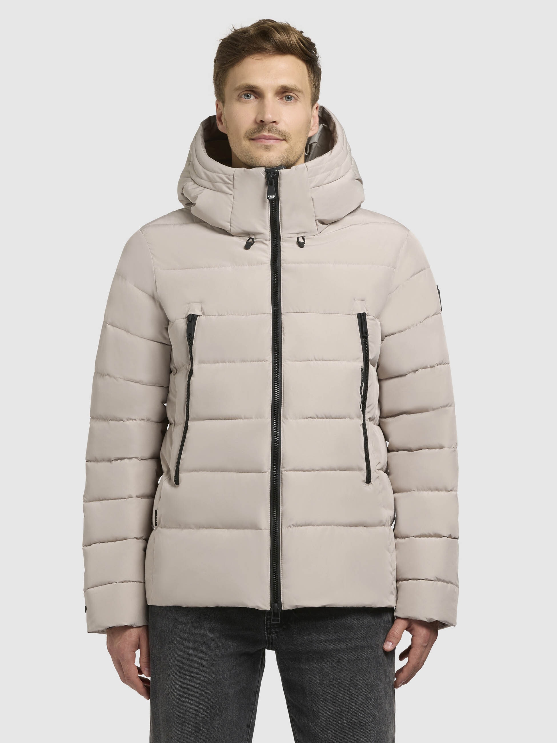 khujo Steppjacke »WOU«, mit Kapuze
