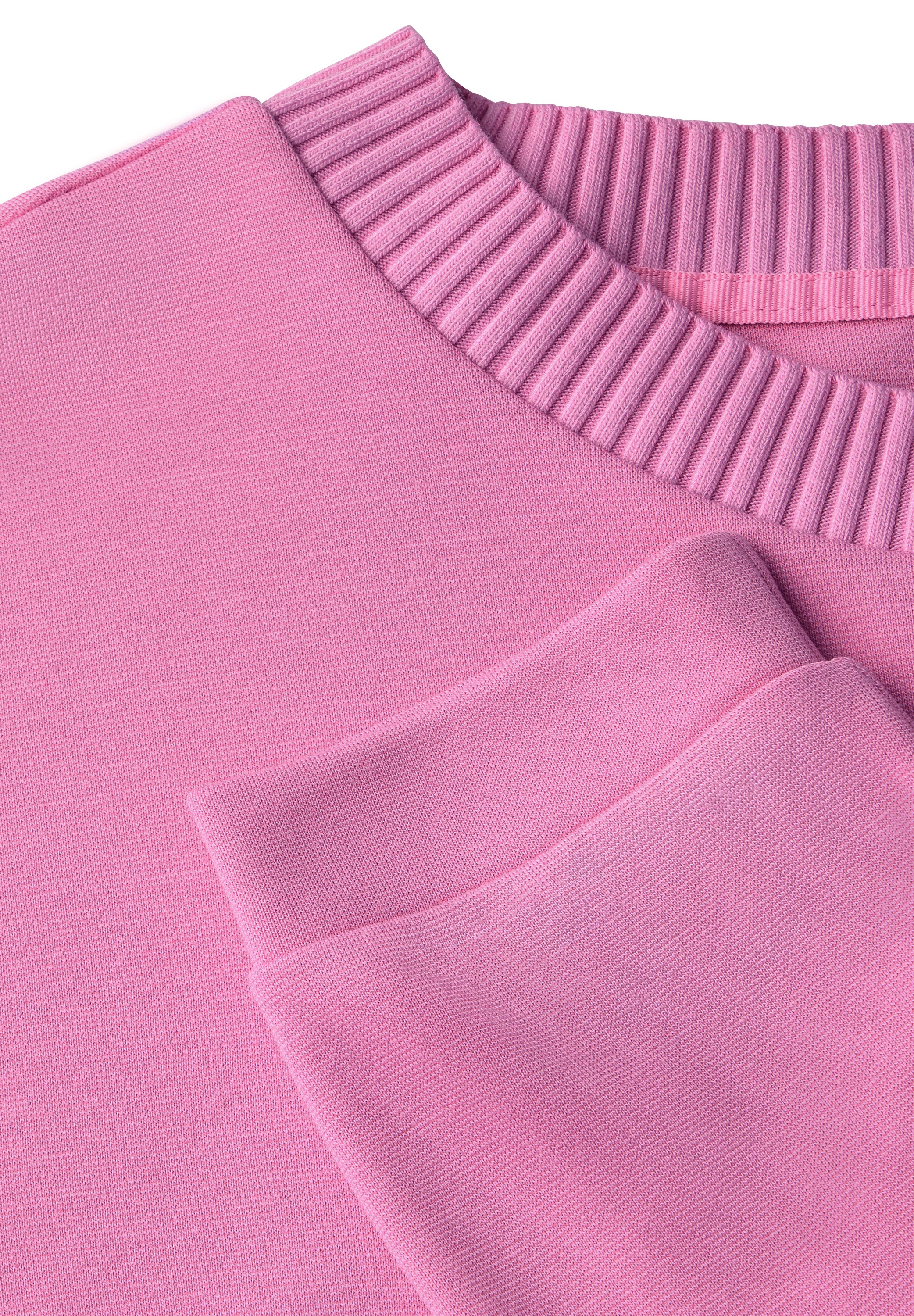 STREET ONE STUDIO Langarmshirt, aus elastischem Materialmix
