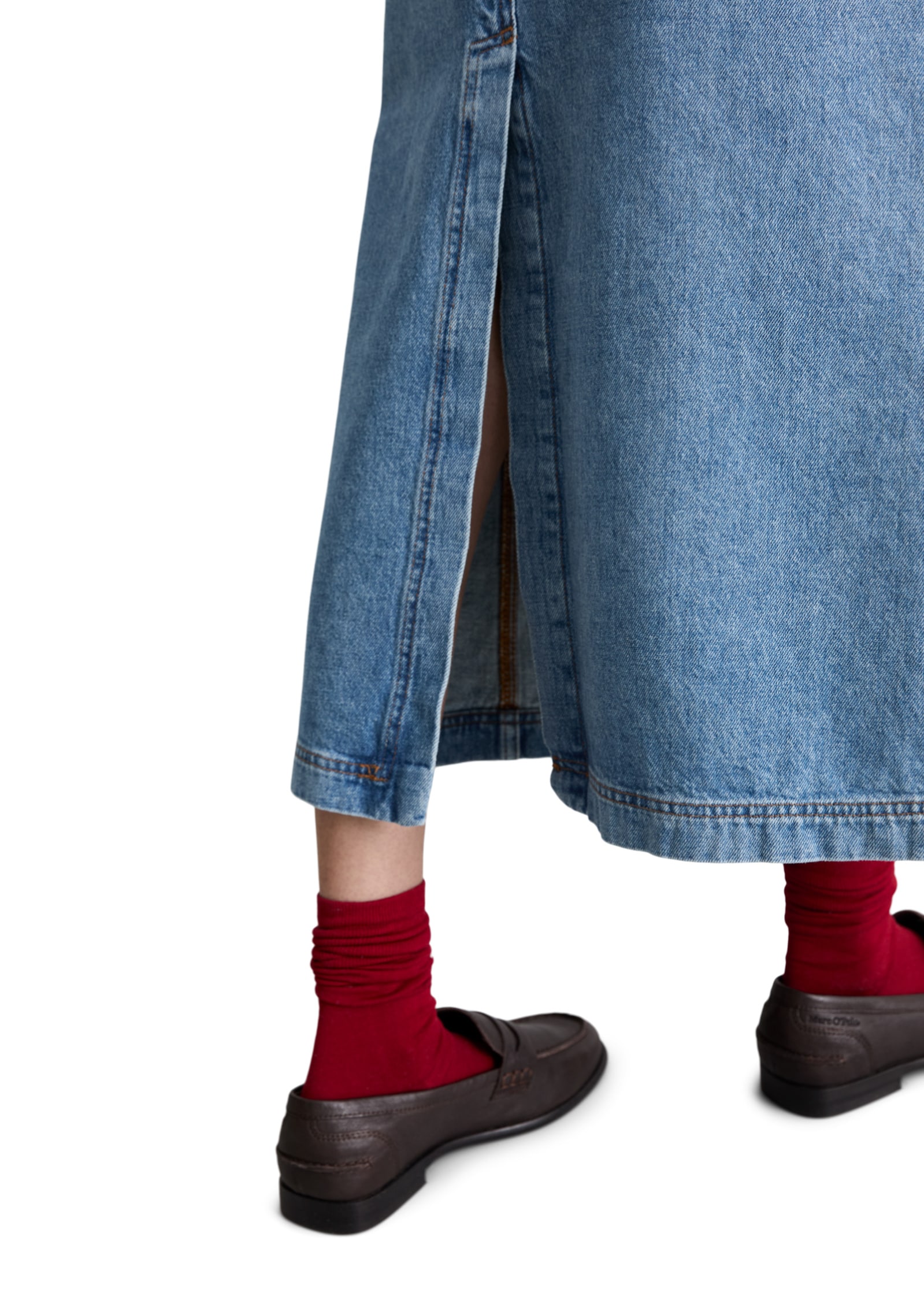 Marc O'Polo DENIM Jeansrock »mit Ananasblattfasern«