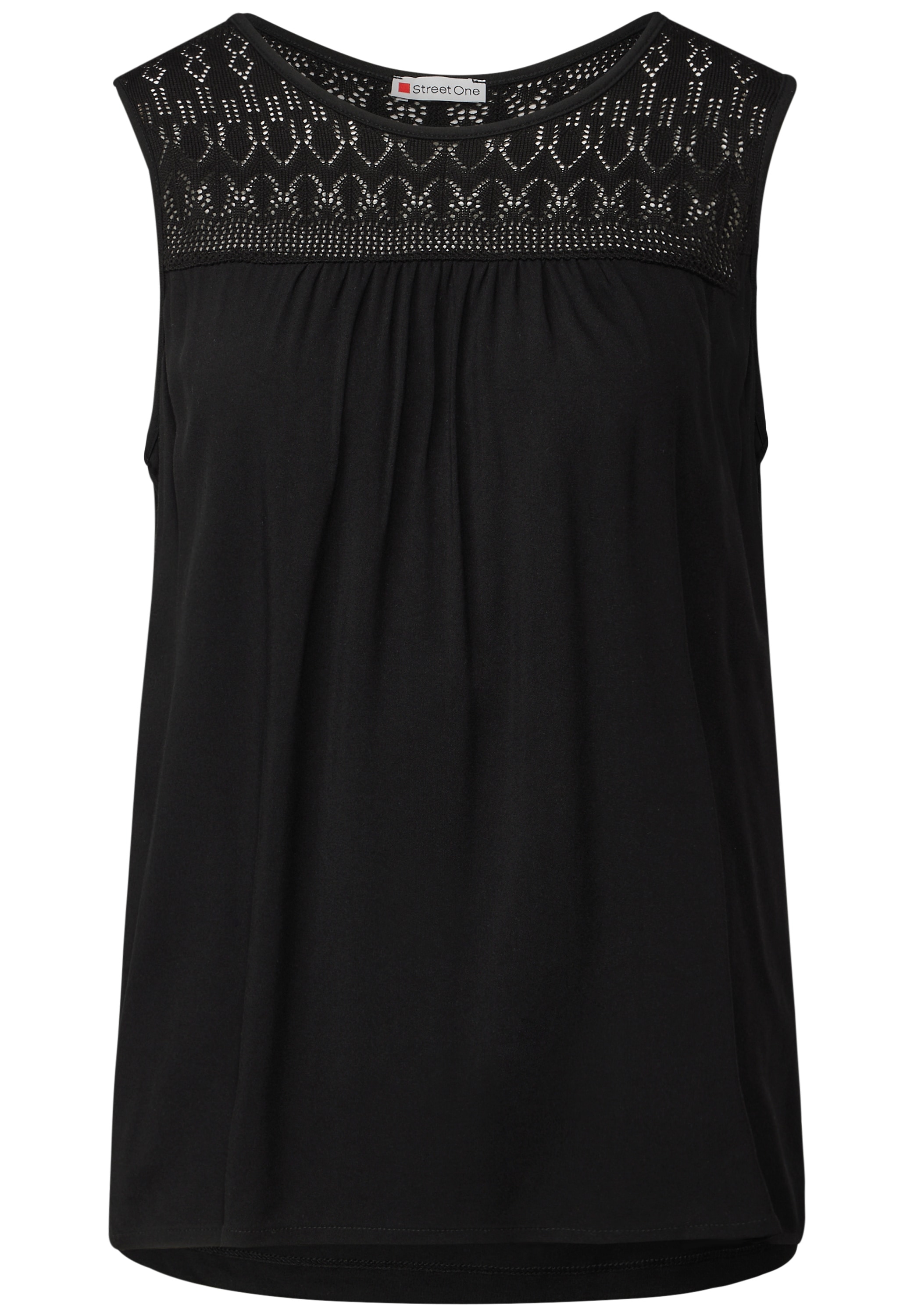 STREET ONE Shirttop, mit Ajour Details