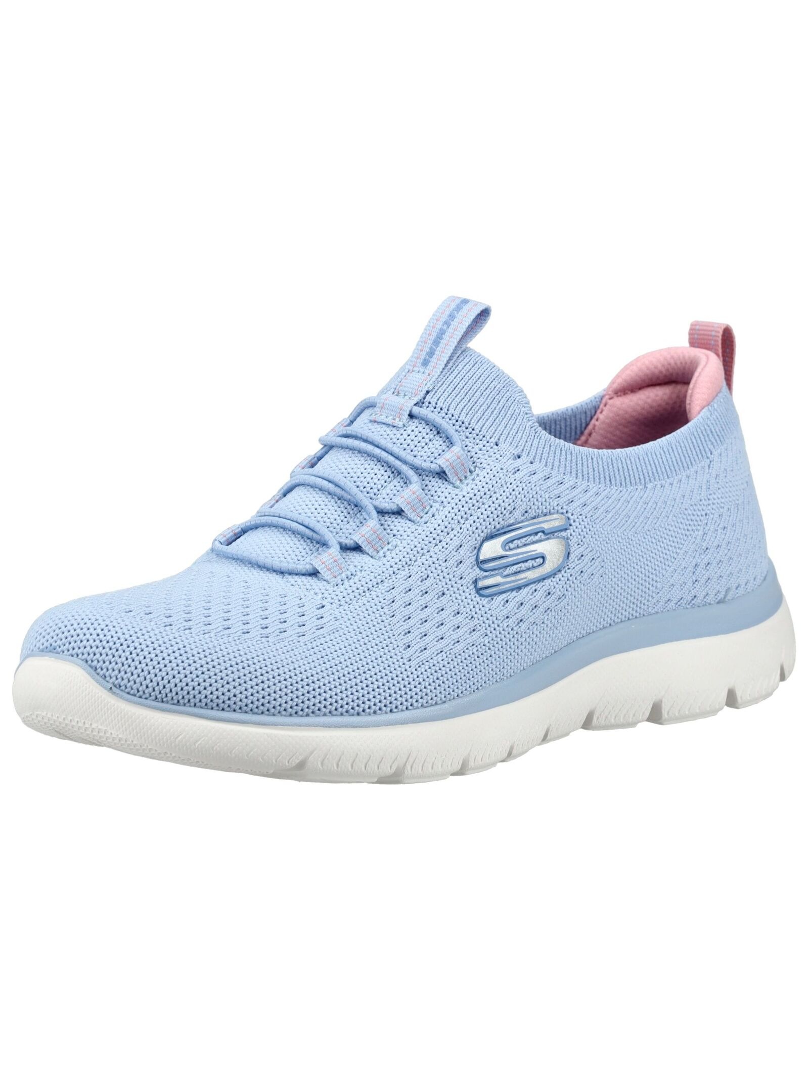 SKECHERS Damen Sneaker "Skechers Sneaker Textil", Gr. 36blau, Textil, Schuhe