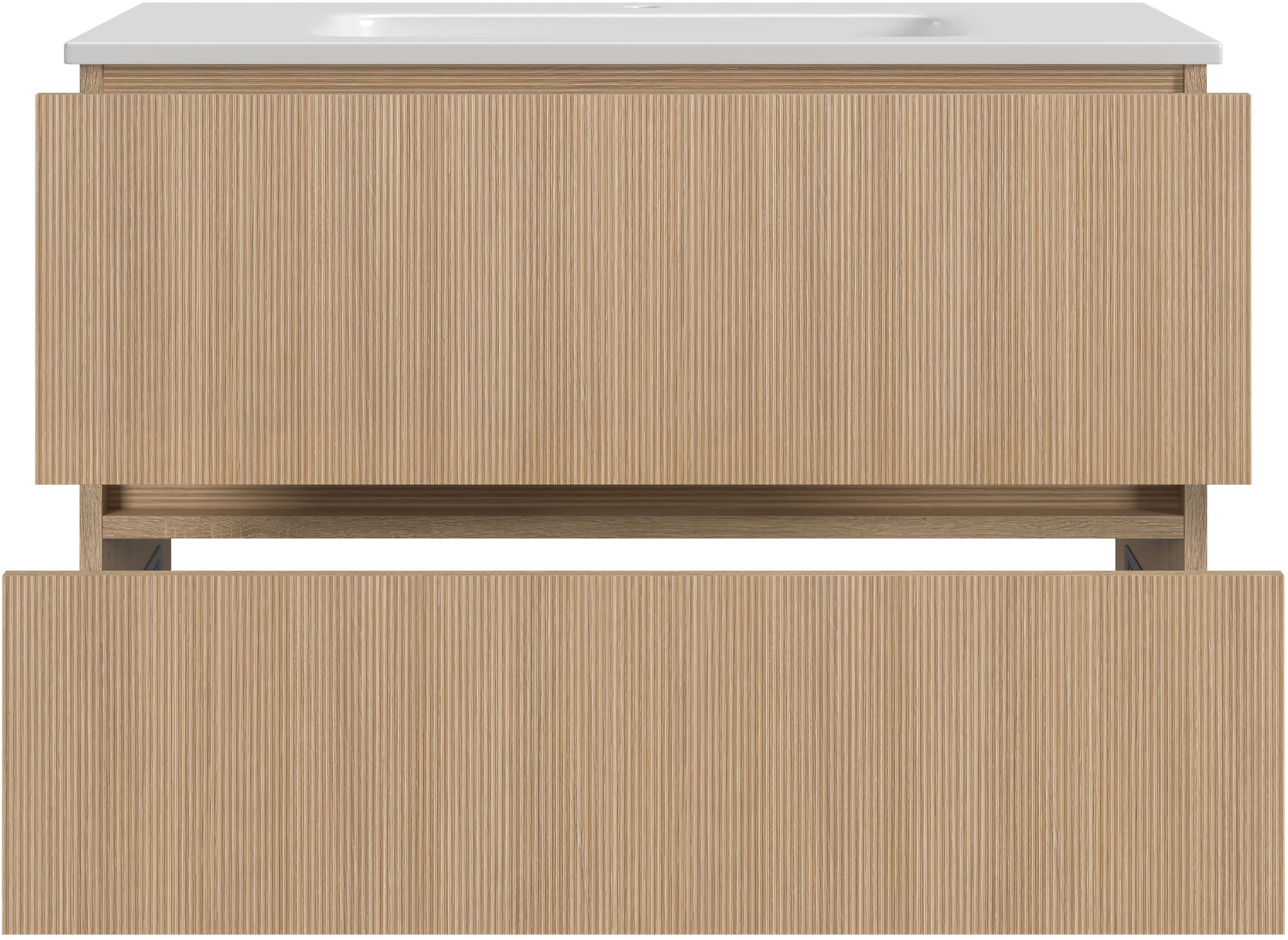 welltime Badmöbel-Set »Eixo«, 80 cm breit, Badmöbel mit LED-Beleuchtung