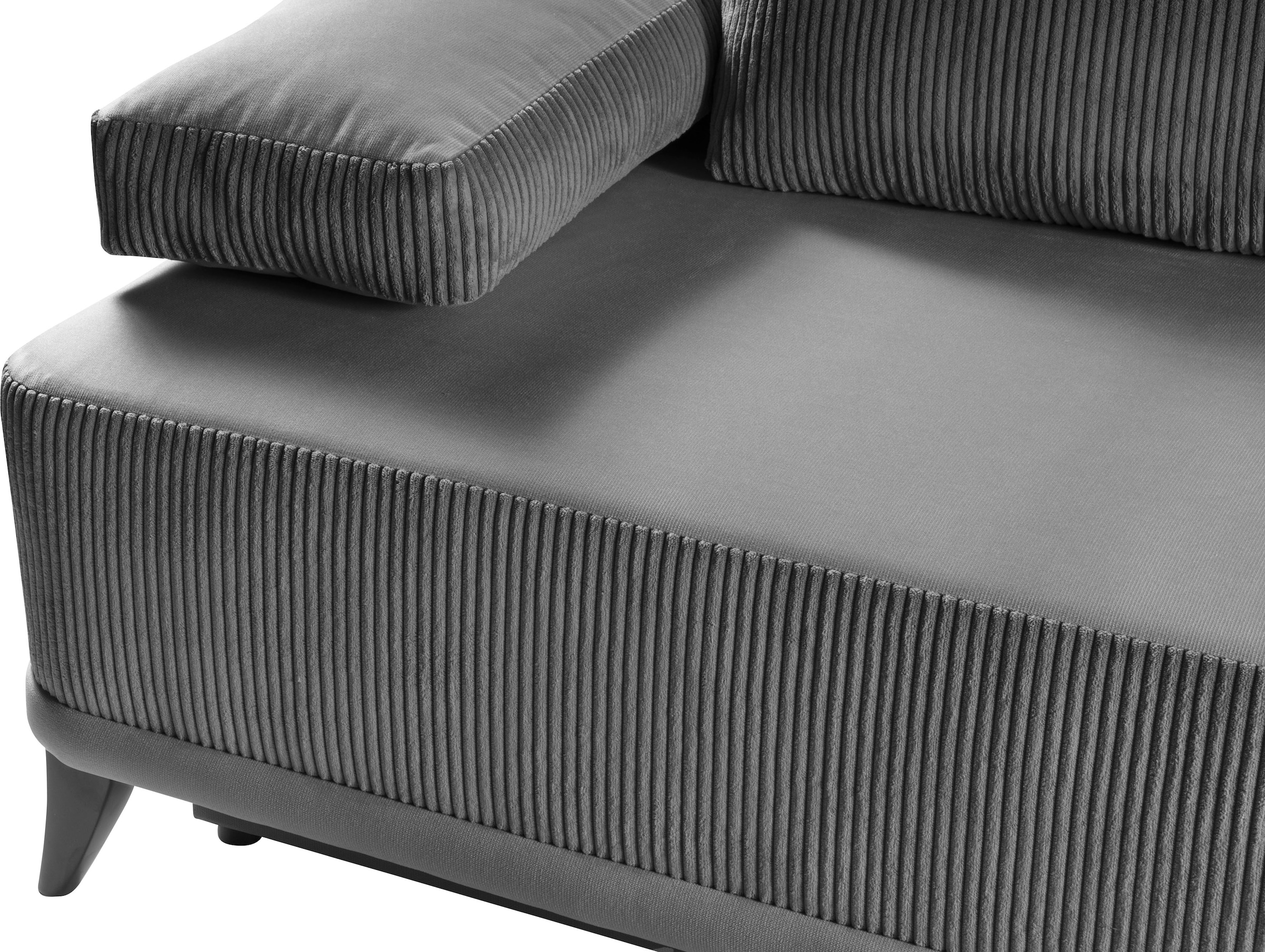 WERK2 Schlafsofa »Rosso«, 2-Sitzer Sofa und Schlafcouch mit Federkern & Bettkasten