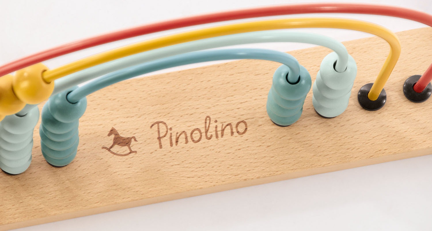 Pinolino® Lernspielzeug »Abakus-Regenbogen - Ruby«, aus Holz; FSC®- schützt Wald - weltweit