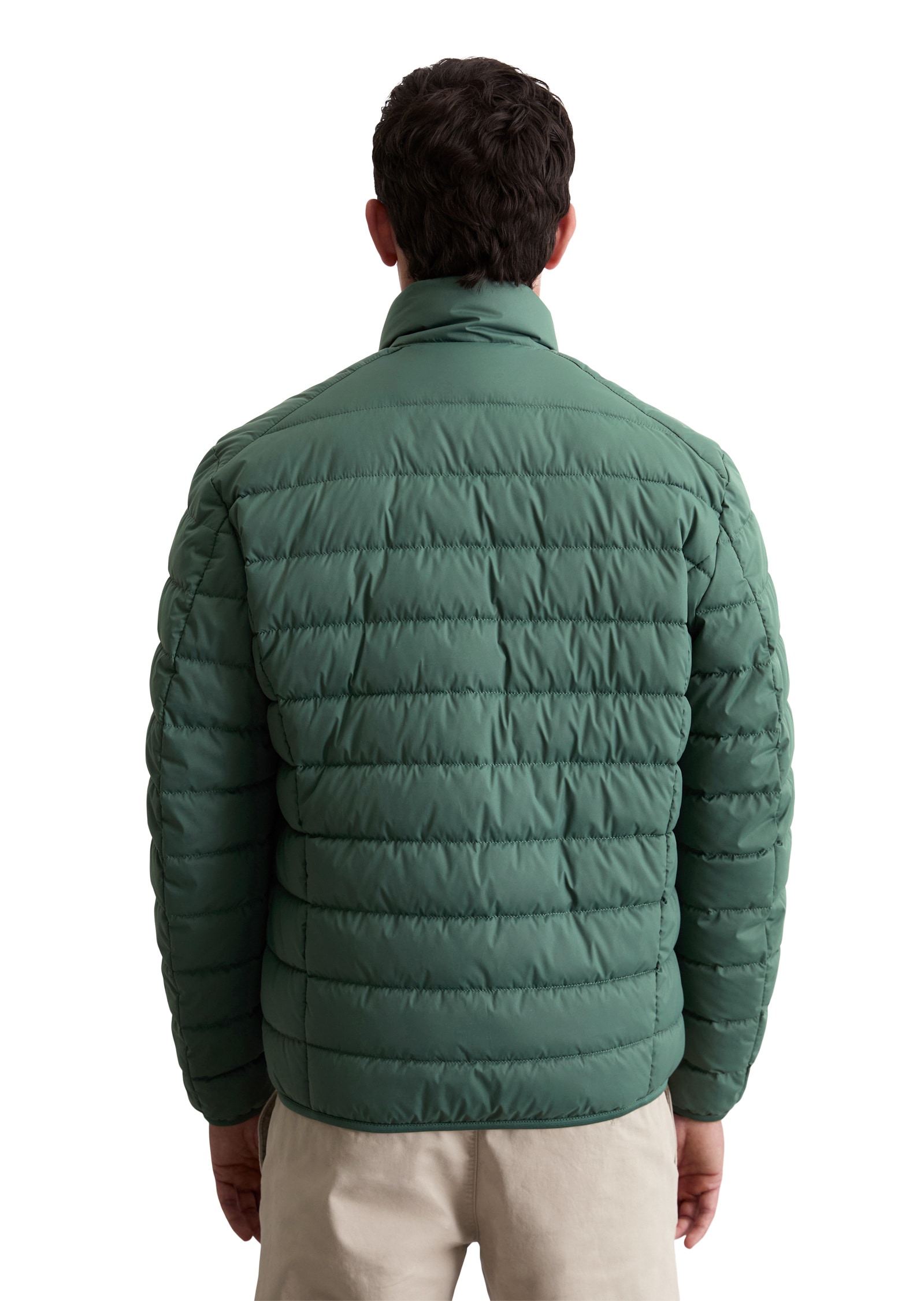 Marc O'Polo Outdoorjacke »aus recyceltem Performance-Polyester«, ohne Kapuze